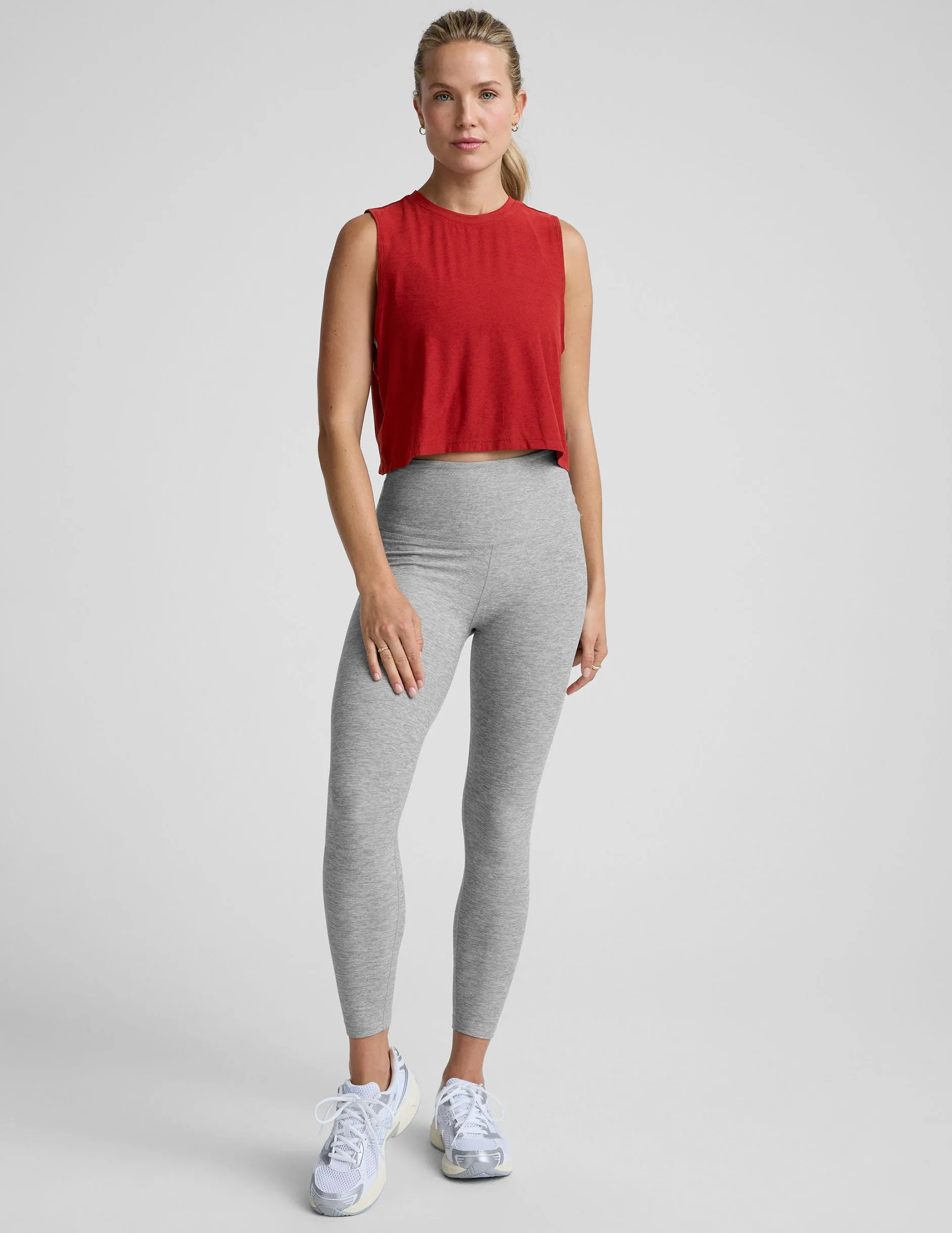 Featherweight Minimal Cropped Tank sold by Beyond Yoga product image thumbnail 4