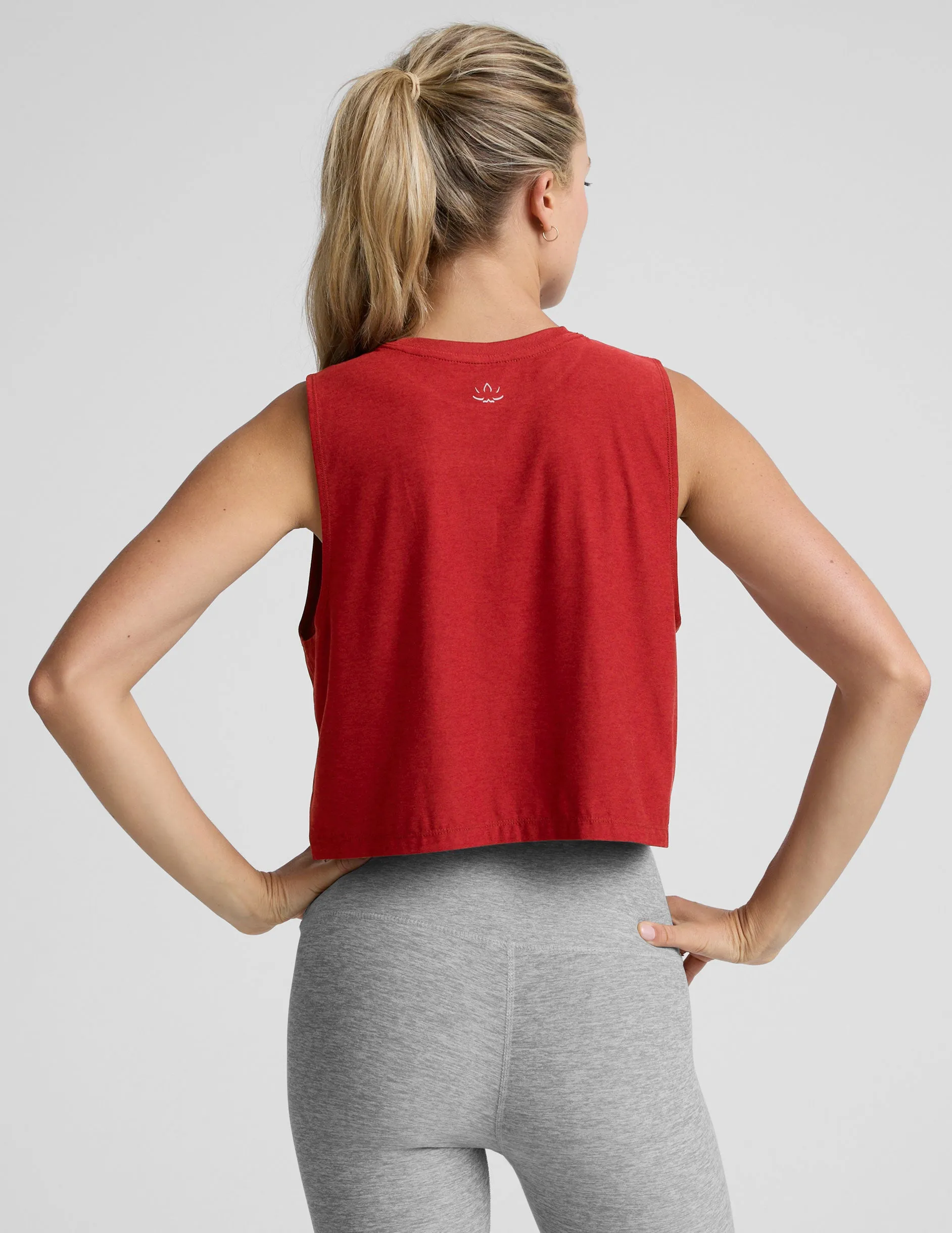 Featherweight Minimal Cropped Tank sold by Beyond Yoga product image thumbnail 3