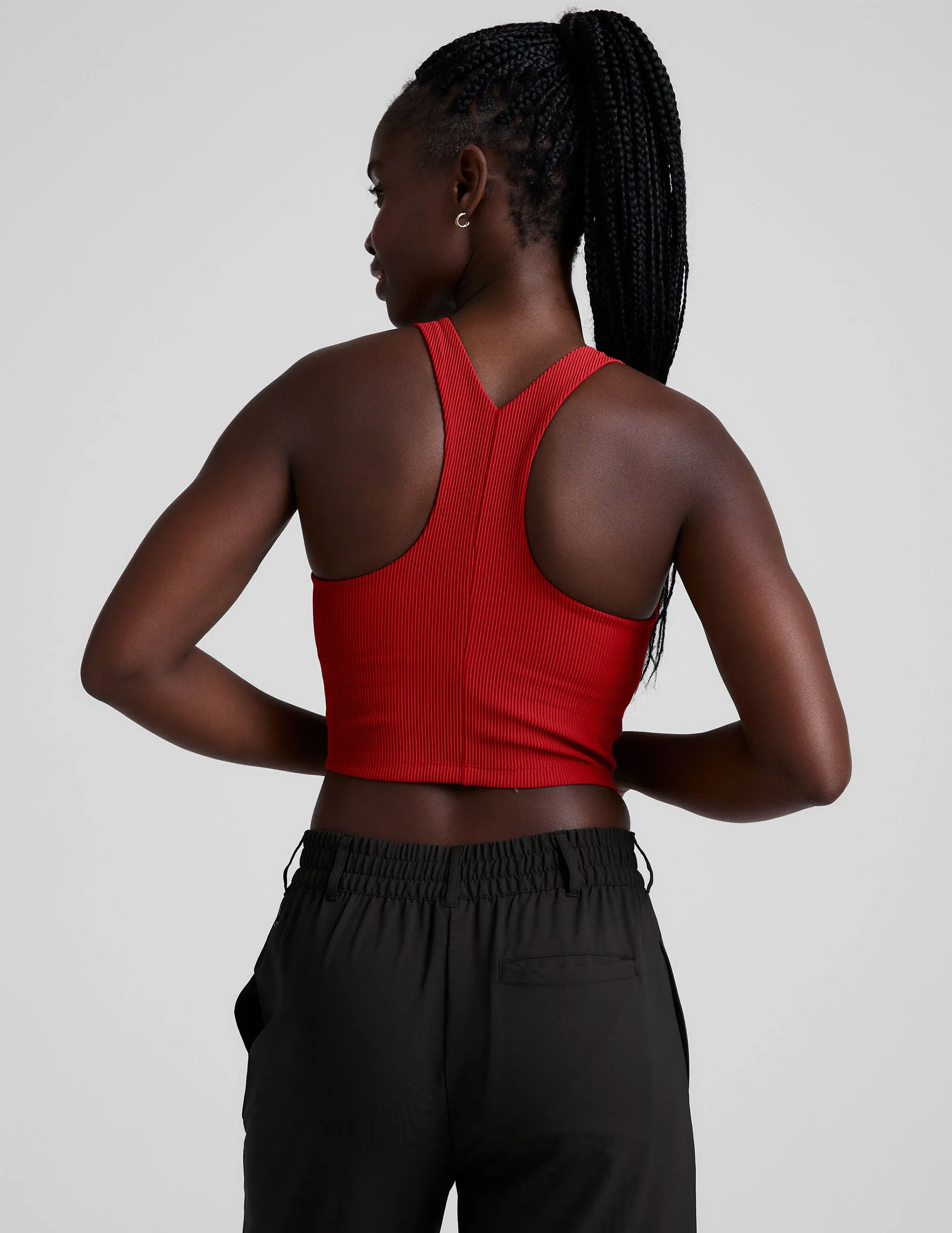 Refocus Ribbed Cropped Tank sold by Beyond Yoga product image thumbnail 3
