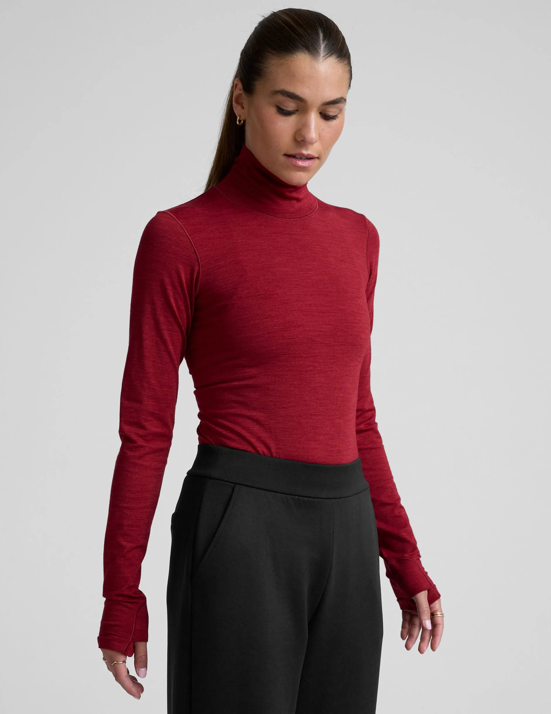 LuxeKnit Merino Wool Turtleneck sold by Beyond Yoga product image thumbnail 2