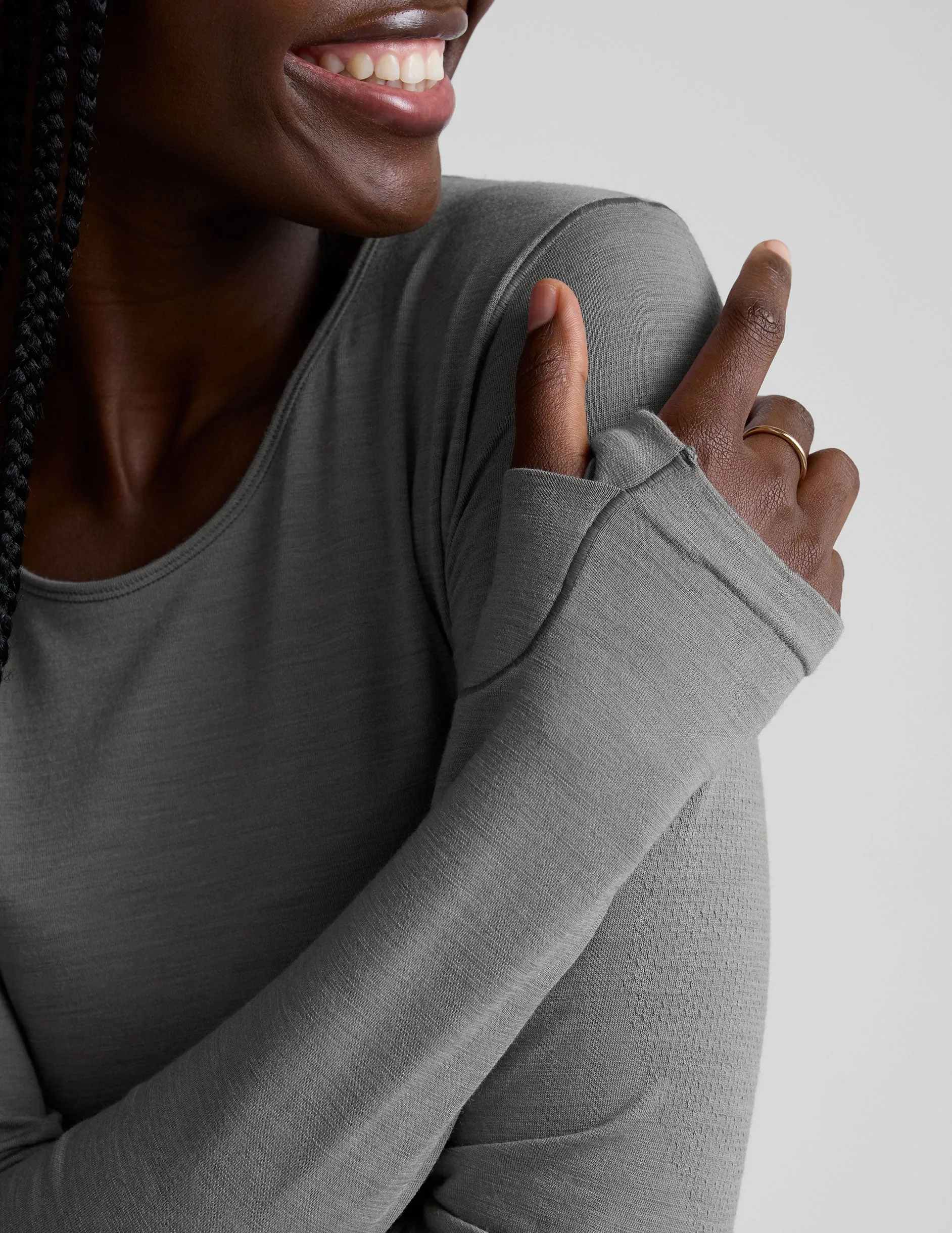 LuxeKnit Merino Wool Crewneck sold by Beyond Yoga product image thumbnail 5