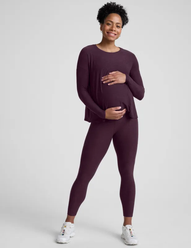 Spacedye Love the Bump Maternity Pocket Midi Legging sold by Beyond Yoga