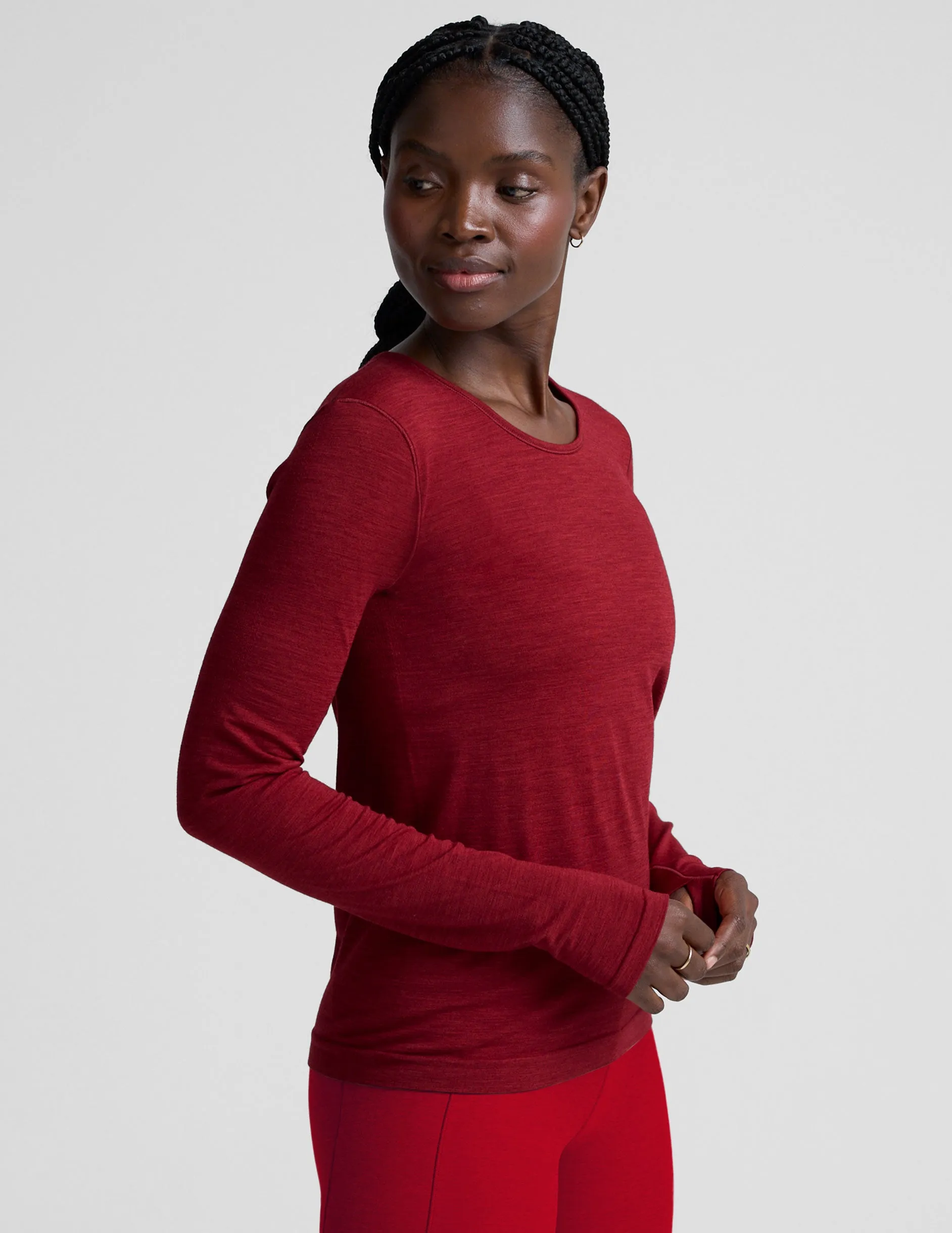 LuxeKnit Merino Wool Crewneck sold by Beyond Yoga product image thumbnail 3