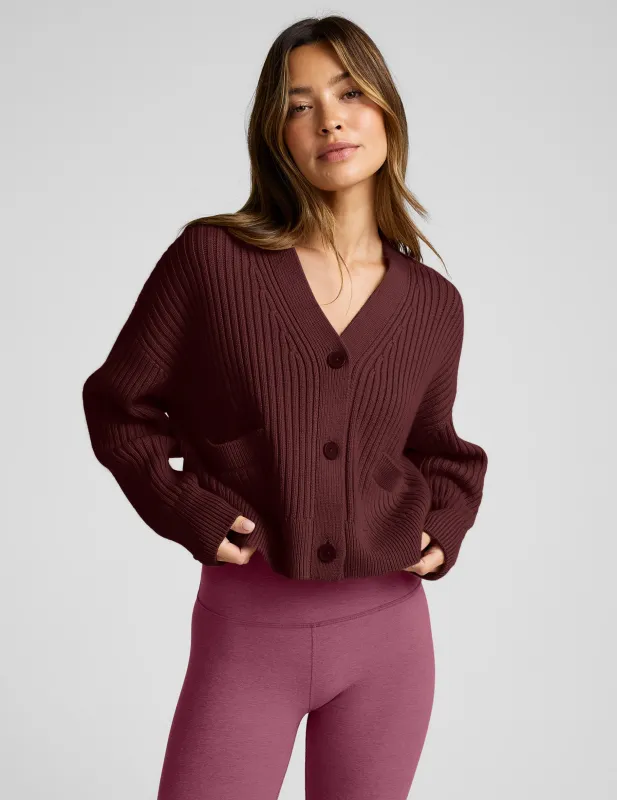 Wool Blend Cardigan sold by Beyond Yoga