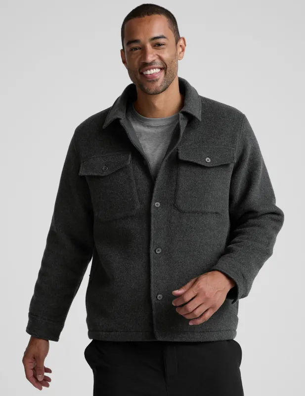 Infinite Wool Men's Shirt Jacket sold by Beyond Yoga