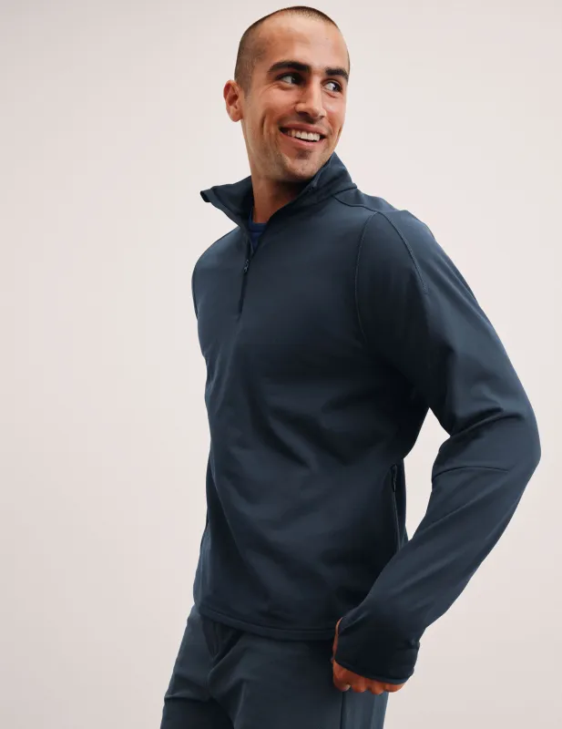 Pacer Fleece Quarter Zip Men's Pullover sold by Beyond Yoga