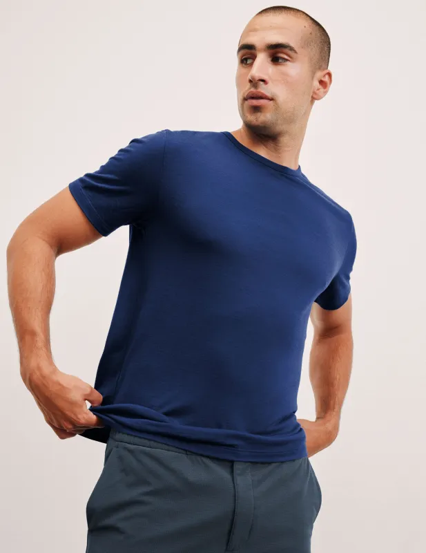 Warm Wick Merino Wool Short Sleeve Crew sold by Beyond Yoga