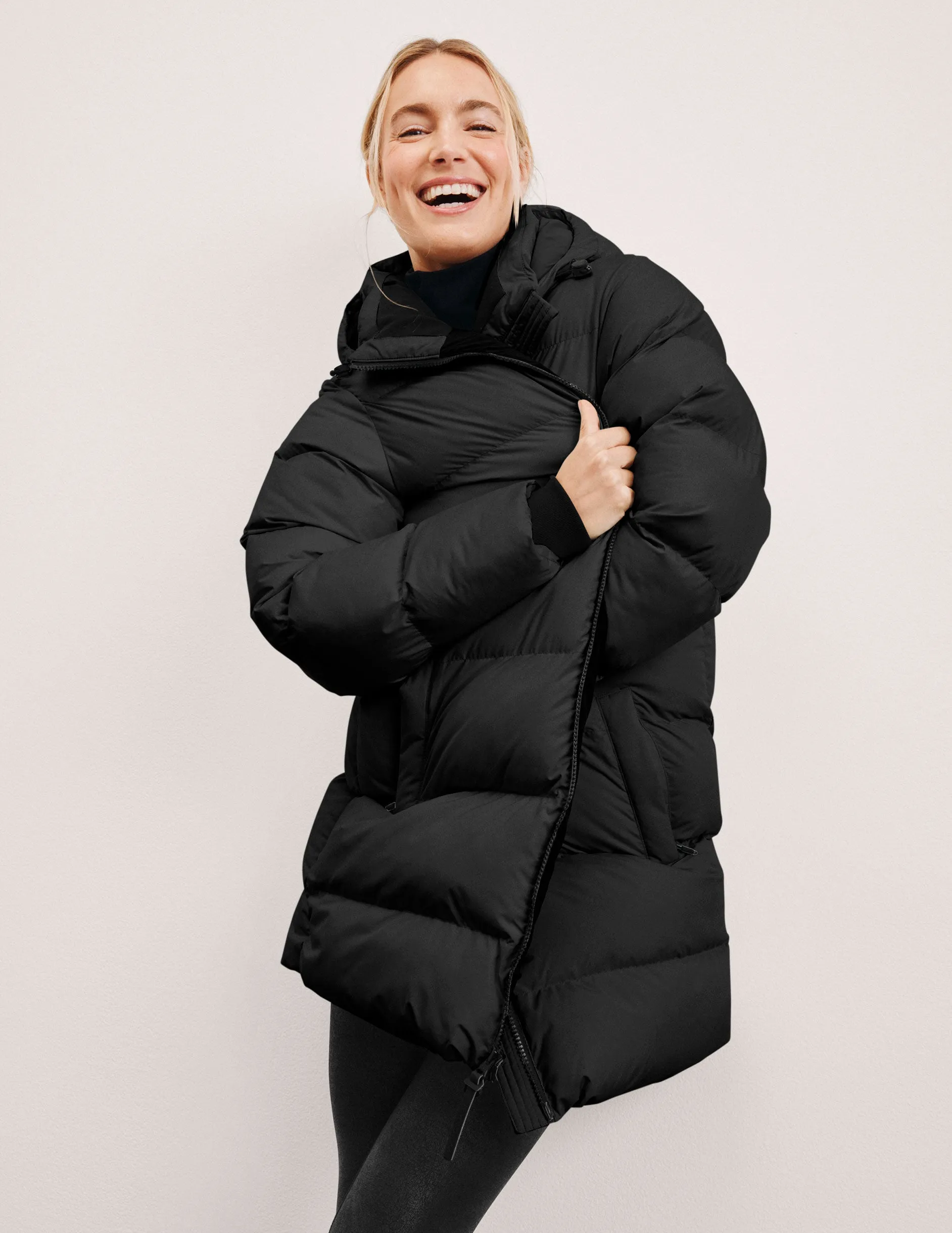 Warm Up Mid Length Puffer Jacket sold by Beyond Yoga