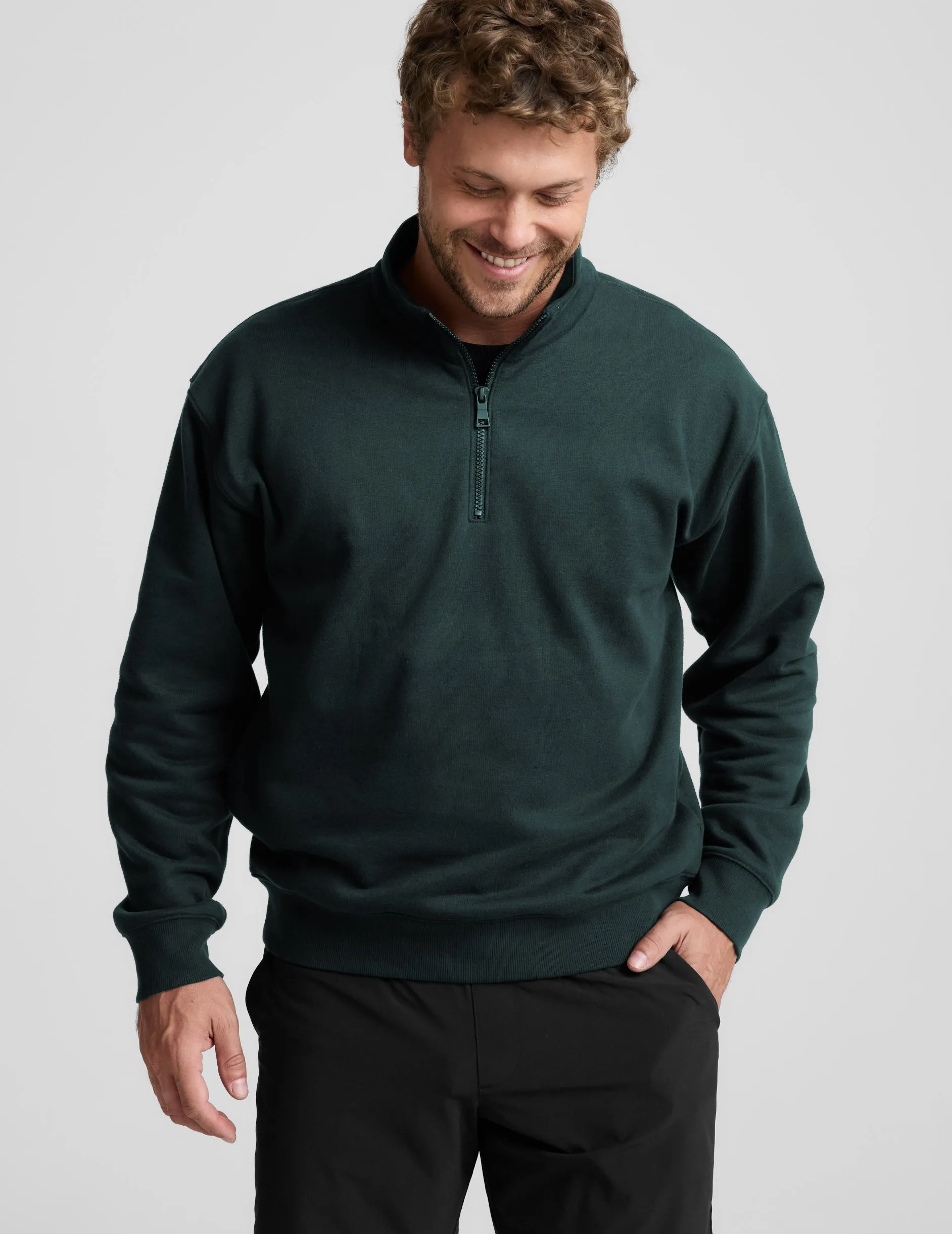 LuxeFleece™ Men's Half Zip Pullover sold by Beyond Yoga