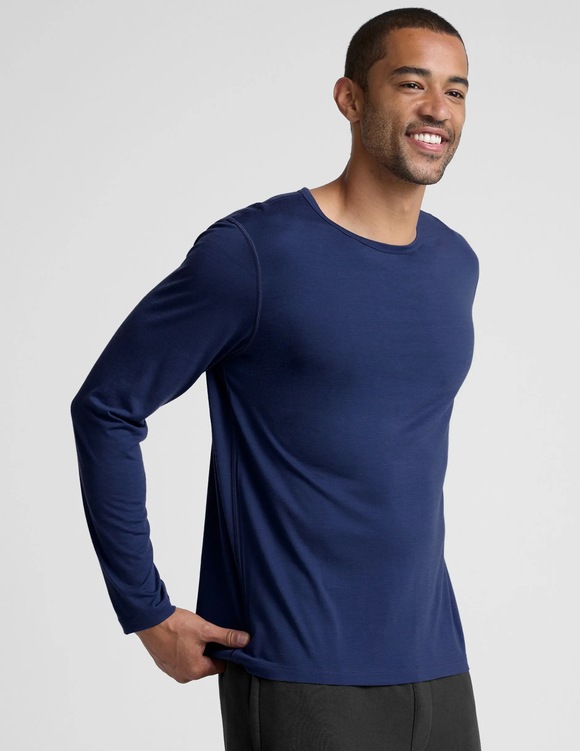 Warm Wick Merino Wool Long Sleeve Crew sold by Beyond Yoga product image thumbnail 2
