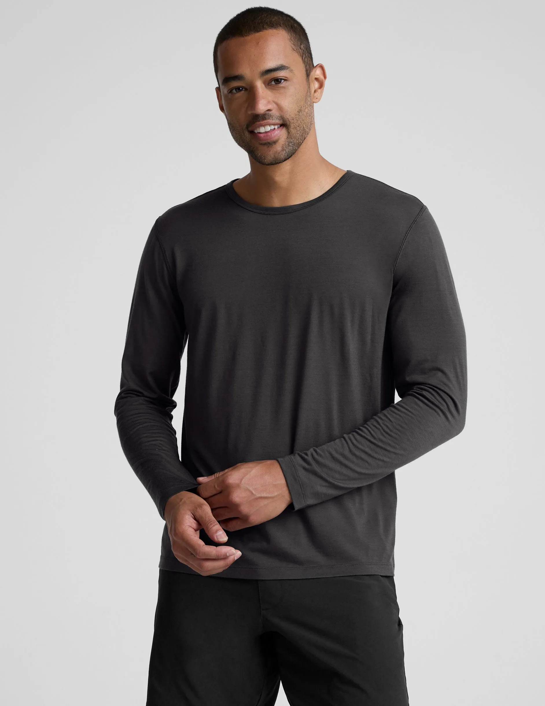 Warm Wick Merino Wool Long Sleeve Crew sold by Beyond Yoga