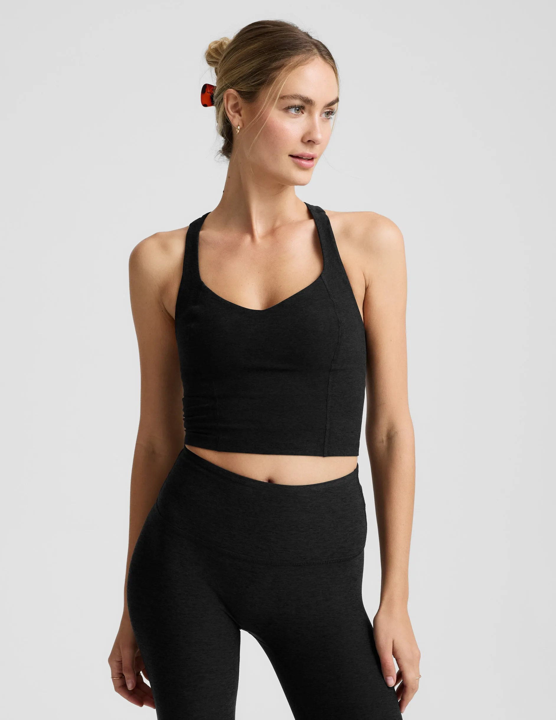 Spacedye Intensity Racerback Cropped Tank sold by Beyond Yoga