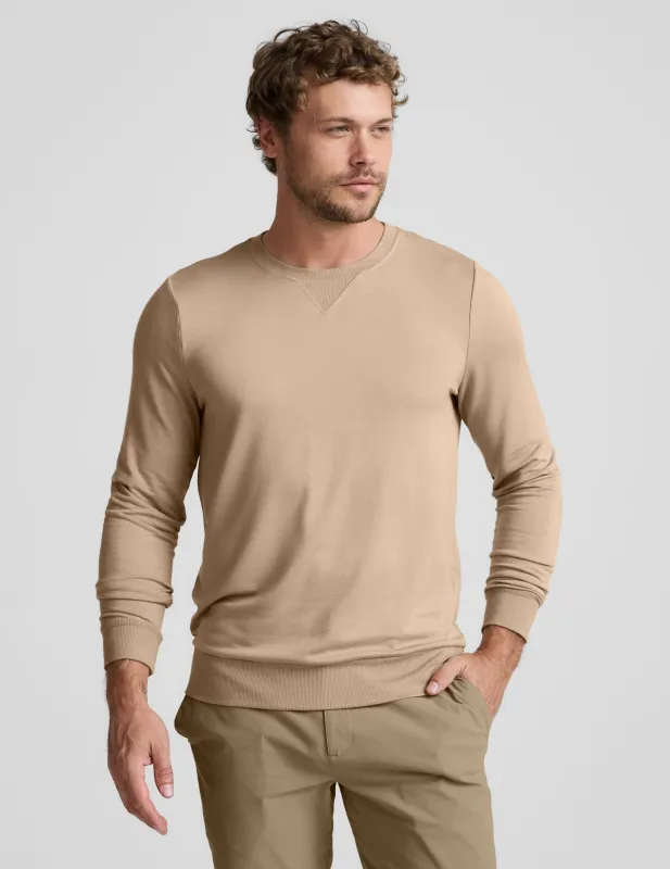 Always Beyond Men's Crew Pullover sold by Beyond Yoga