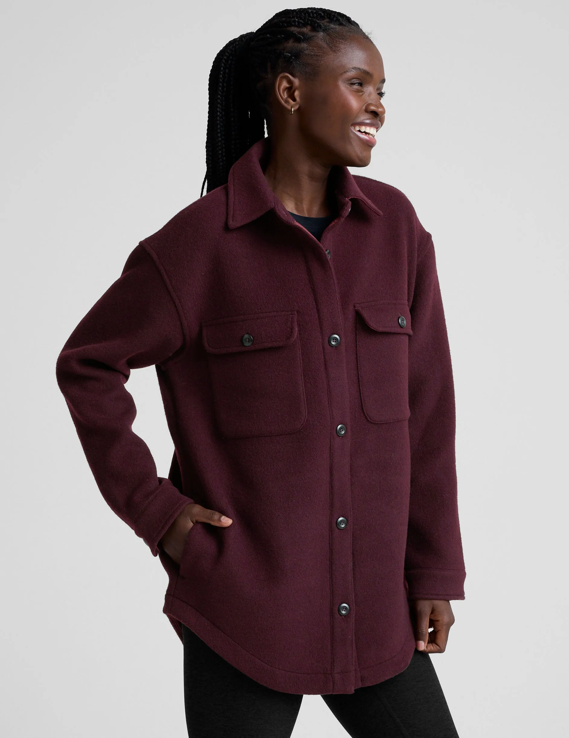 Insulated Wool Shirt Jacket sold by Beyond Yoga product image thumbnail 2