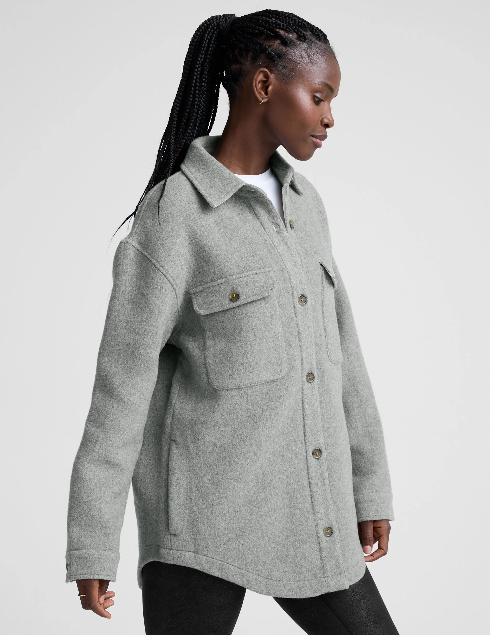 Insulated Wool Shirt Jacket sold by Beyond Yoga product image thumbnail 4