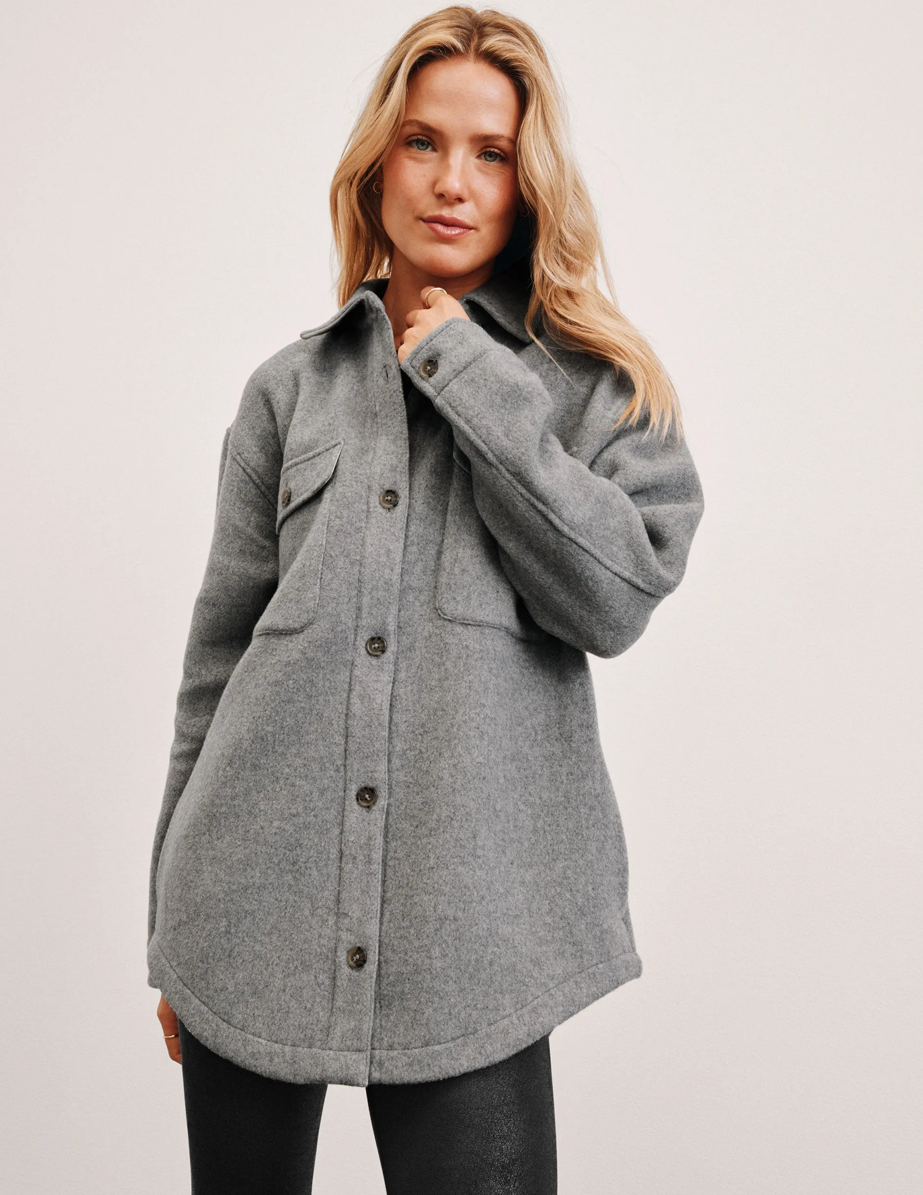 Insulated Wool Shirt Jacket sold by Beyond Yoga product image thumbnail 2