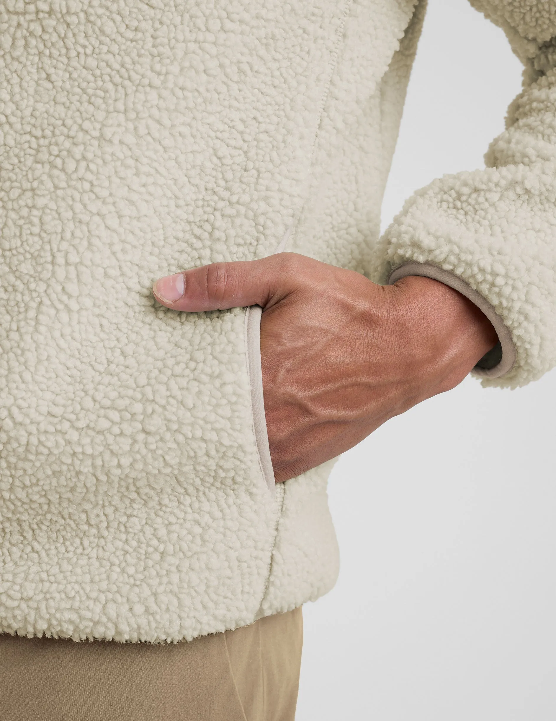 Boucle Fleece Men's Zip Jacket sold by Beyond Yoga product image thumbnail 5