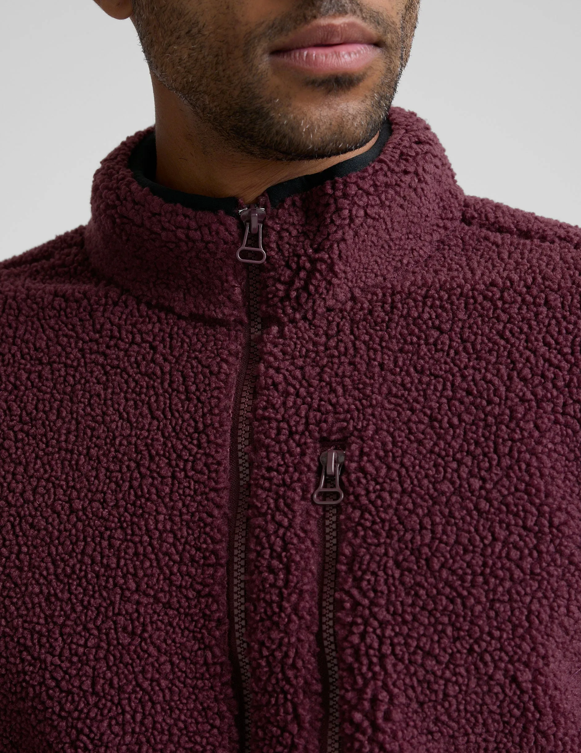 Boucle Fleece Men's Zip Jacket sold by Beyond Yoga product image thumbnail 5