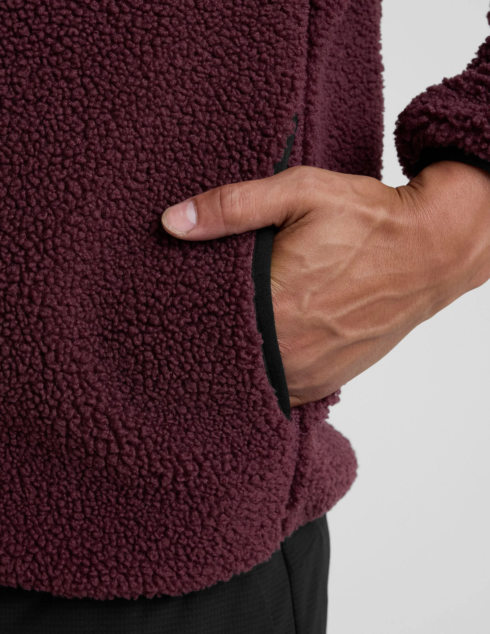 Boucle Fleece Men's Zip Jacket sold by Beyond Yoga product image thumbnail 4