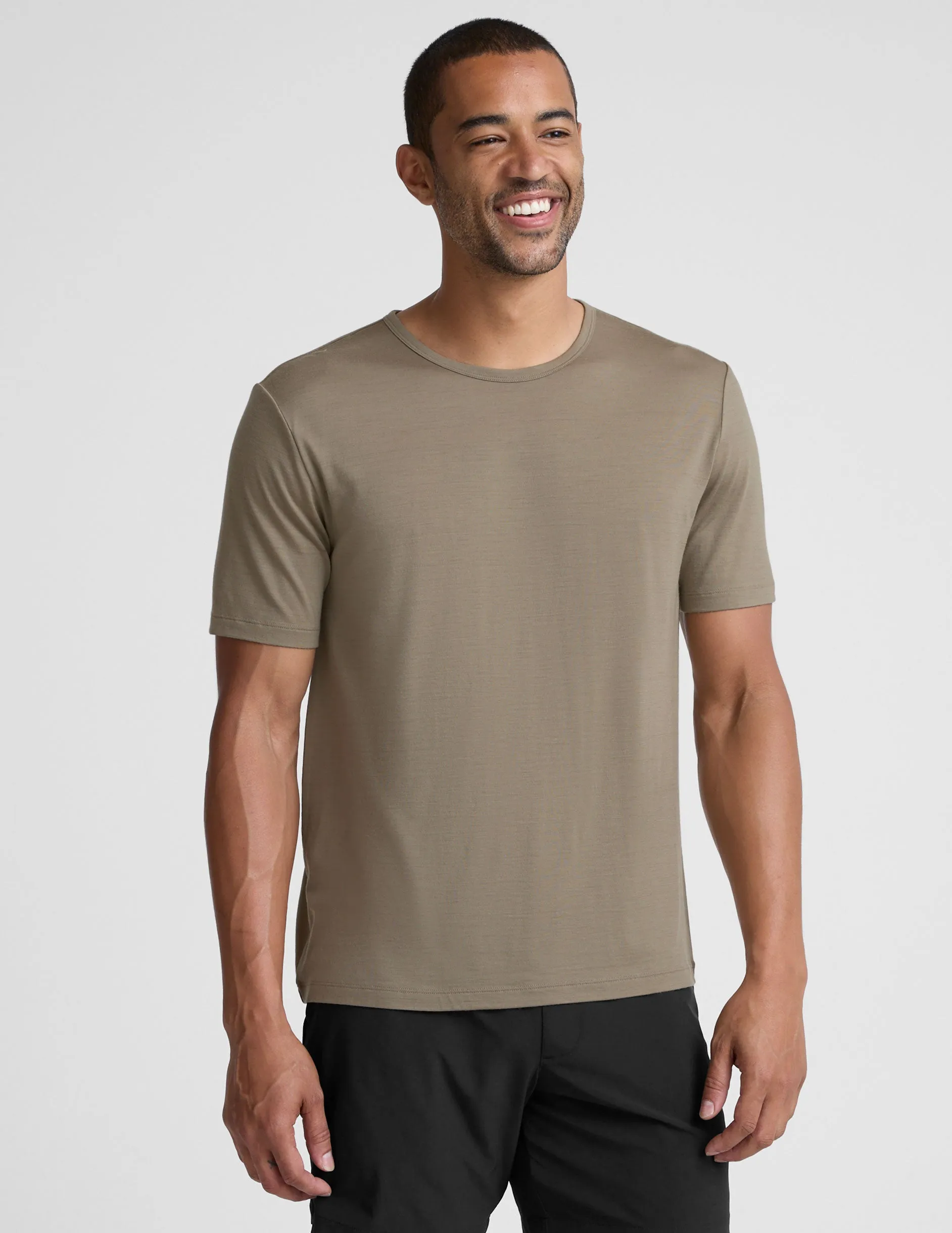 Merino Wool Men's Short Sleeve Crew sold by Beyond Yoga