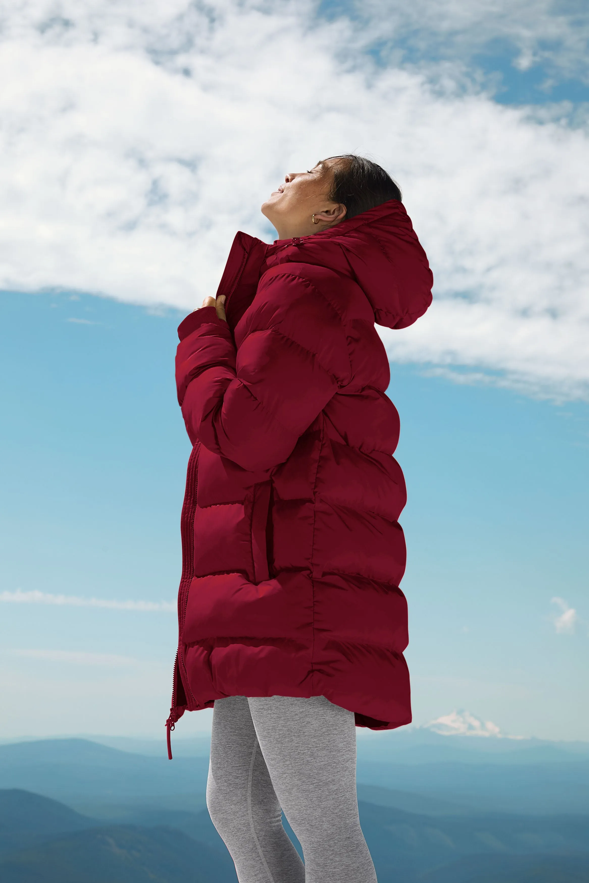 Warm Up Mid Length Puffer Jacket sold by Beyond Yoga product image thumbnail 3