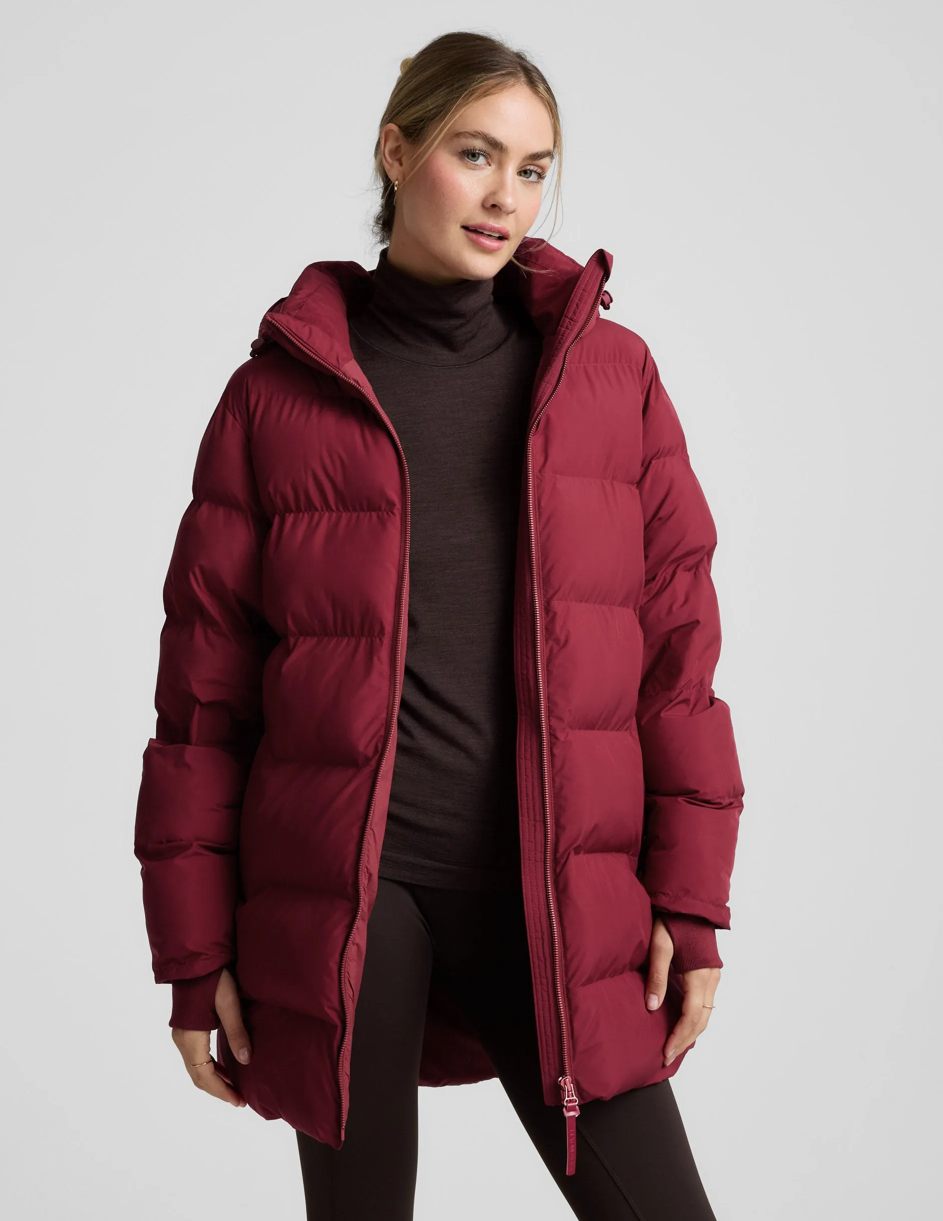 Warm Up Mid Length Puffer Jacket sold by Beyond Yoga product image thumbnail 4