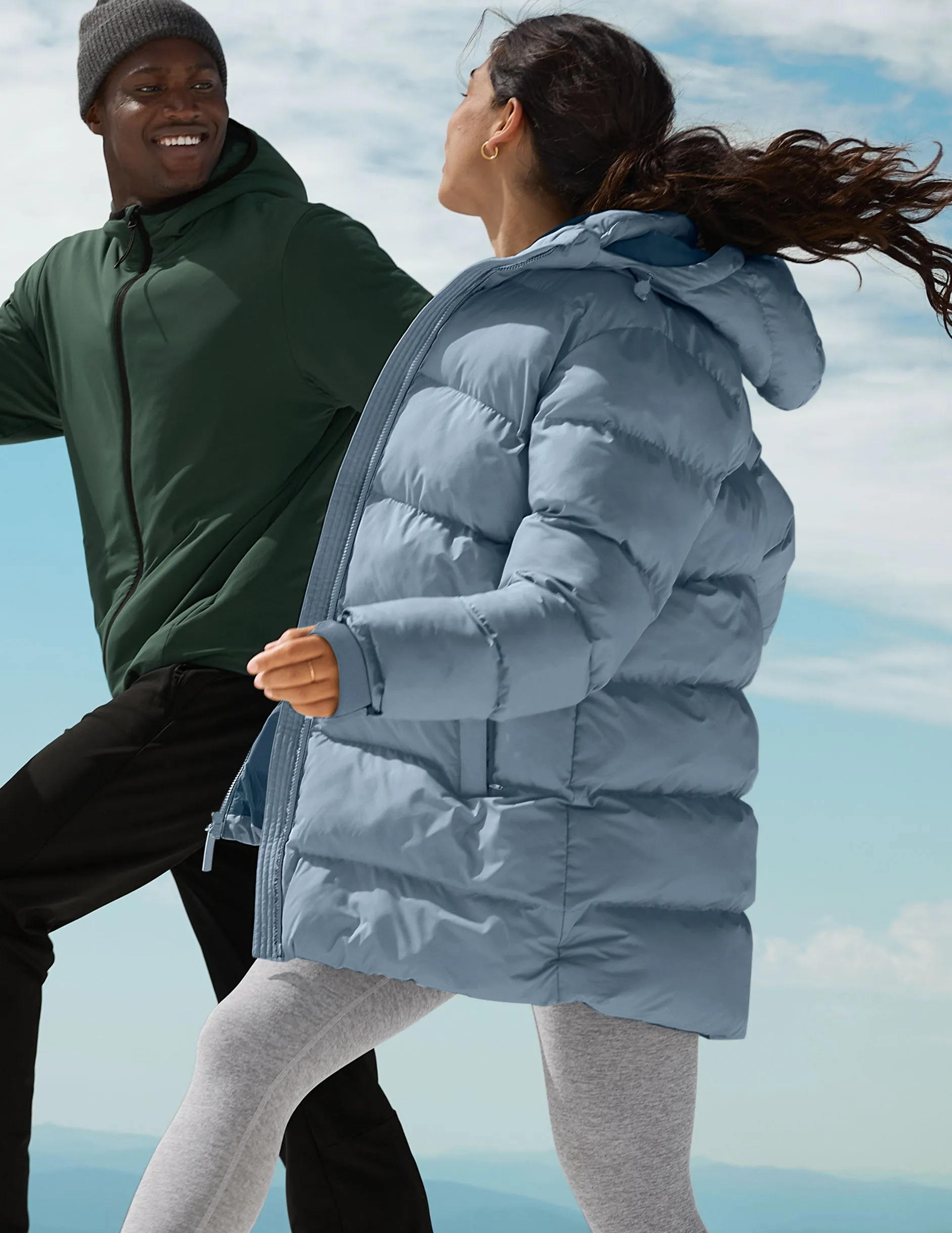Warm Up Mid Length Puffer Jacket sold by Beyond Yoga product image thumbnail 3