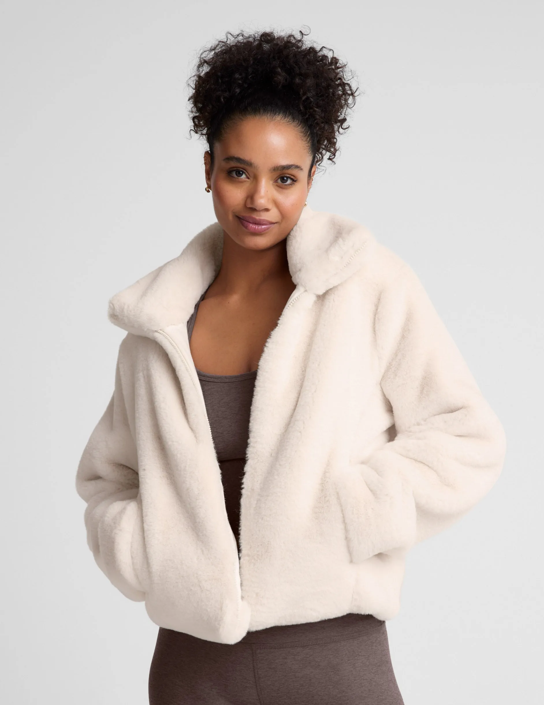 On The List Faux Fur Jacket sold by Beyond Yoga product image thumbnail 2