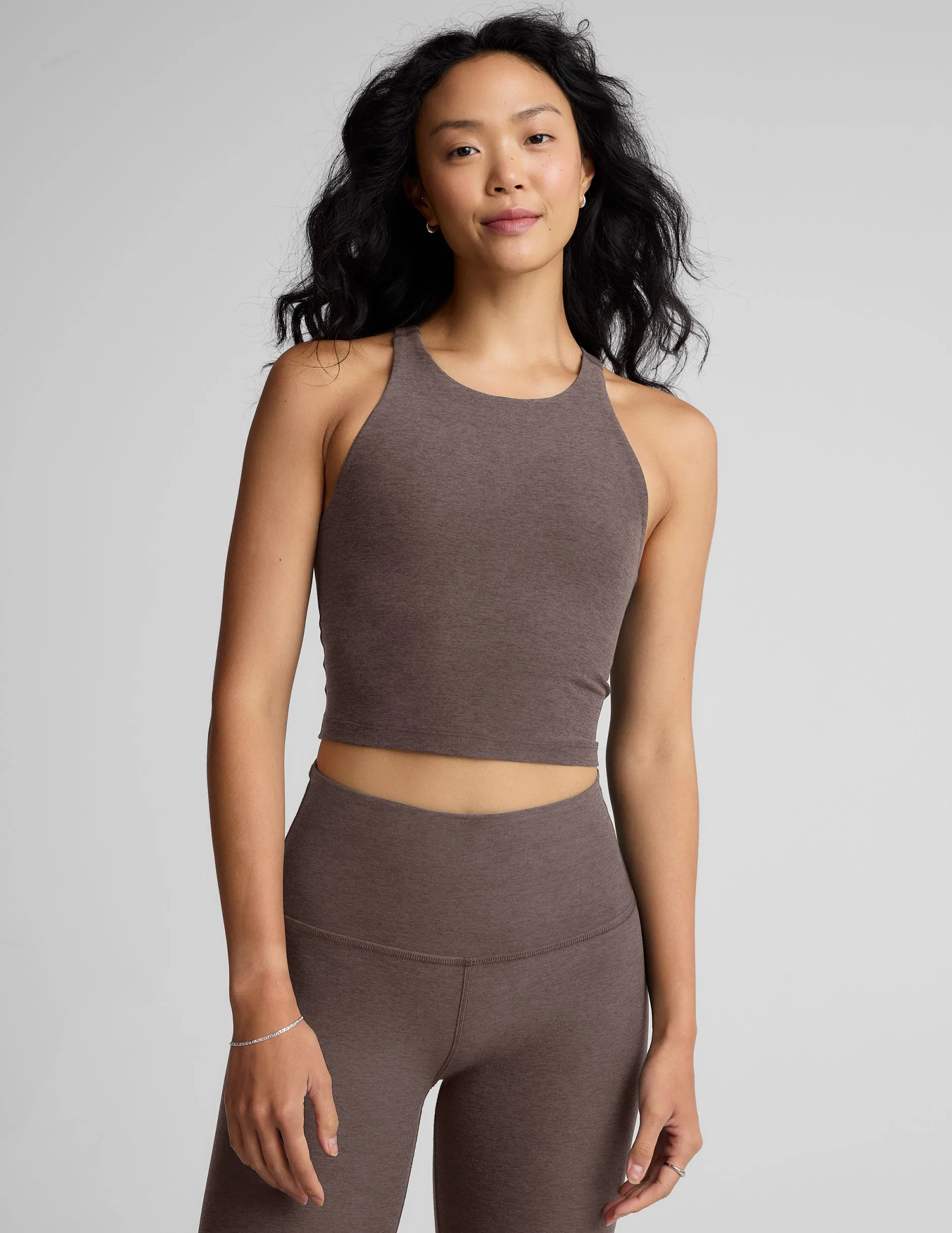 Spacedye Refocus Cropped Tank sold by Beyond Yoga