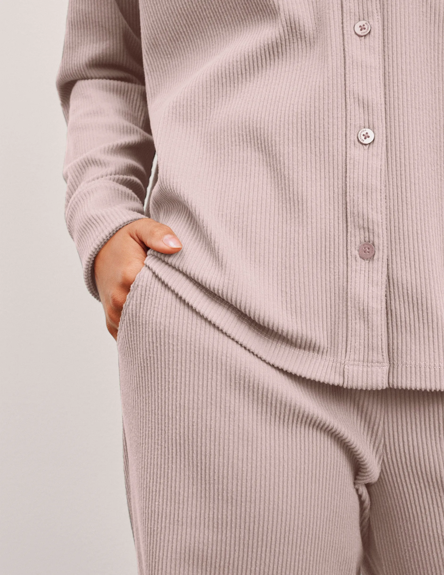 Breathe Easy Comfort Cord Button Up sold by Beyond Yoga product image thumbnail 4