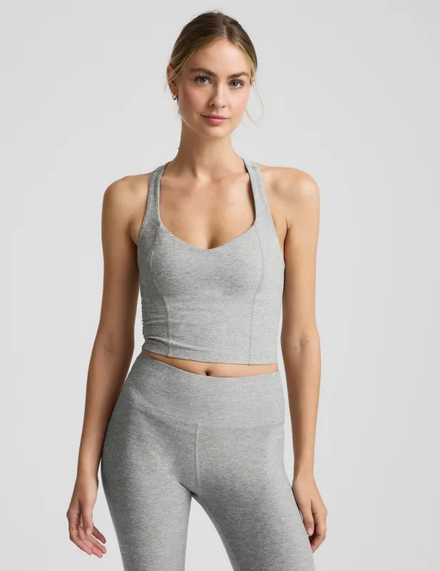 Spacedye Intensity Racerback Cropped Tank sold by Beyond Yoga