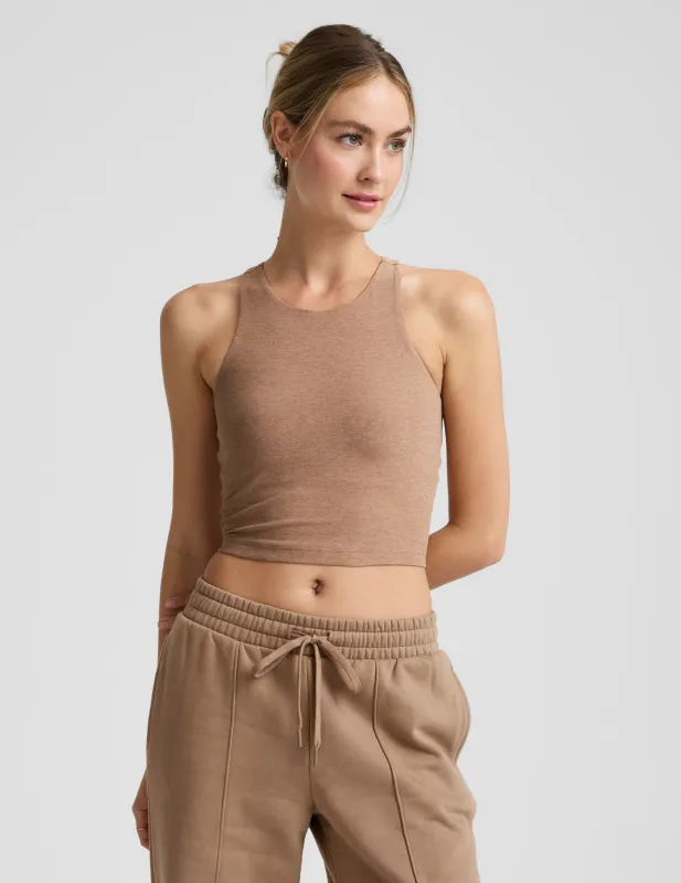 Spacedye High Neck Cropped Tank sold by Beyond Yoga
