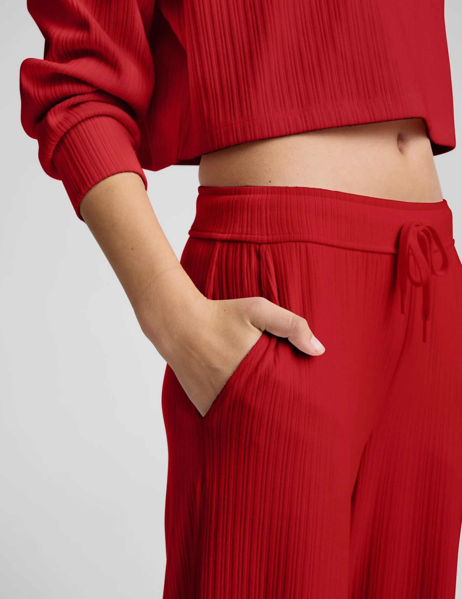 Breathe Easy Ribbed Wide Leg Pant sold by Beyond Yoga product image thumbnail 4