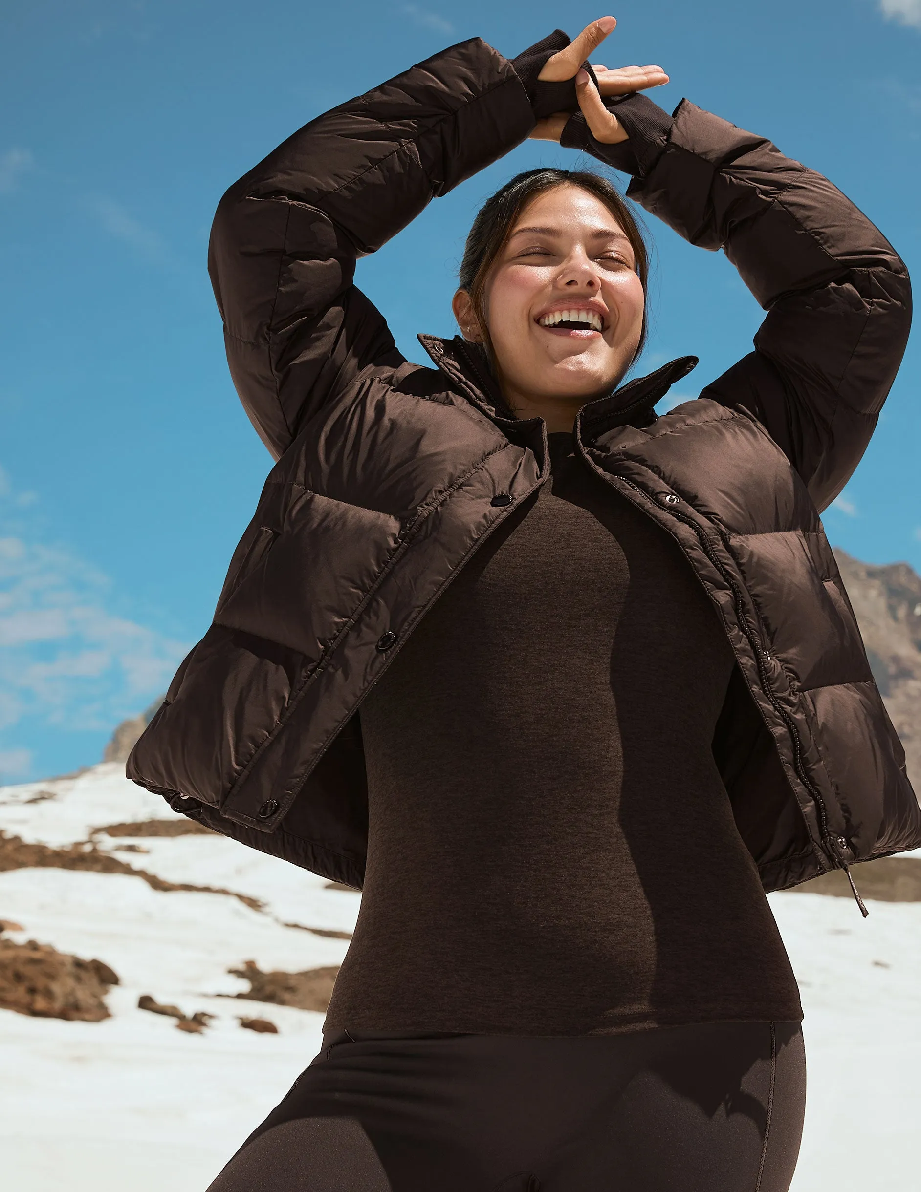 Big Cozy Hooded Puffer Jacket sold by Beyond Yoga