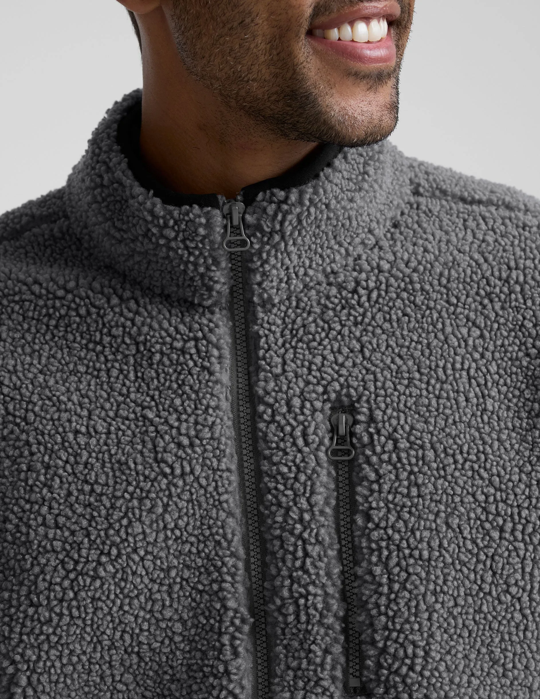 Boucle Fleece Men's Zip Jacket sold by Beyond Yoga product image thumbnail 5