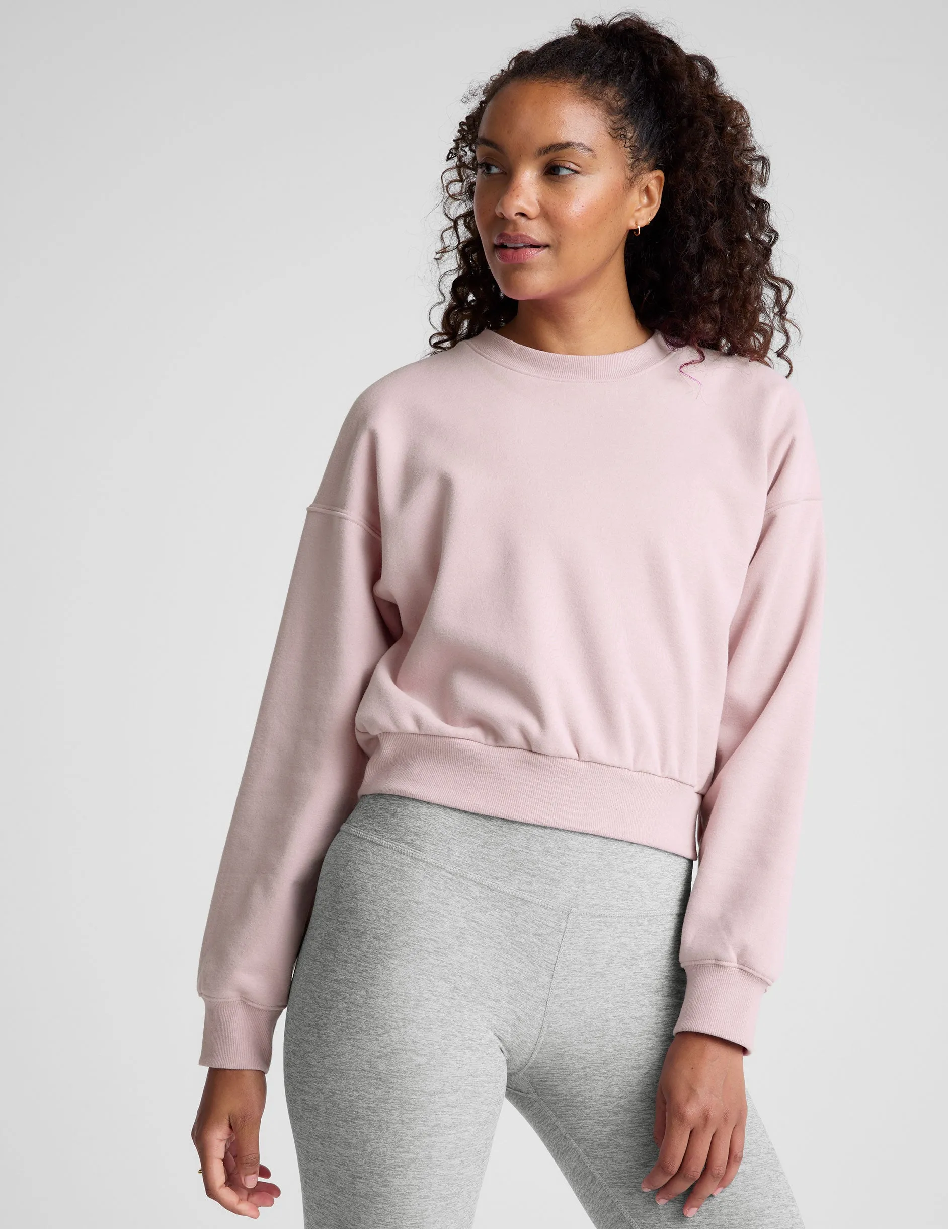 LuxeFleece Crewneck Sweatshirt sold by Beyond Yoga