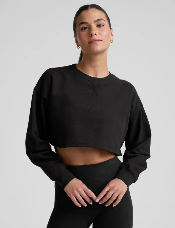 LuxeFleece Cropped Sweatshirt sold by Beyond Yoga