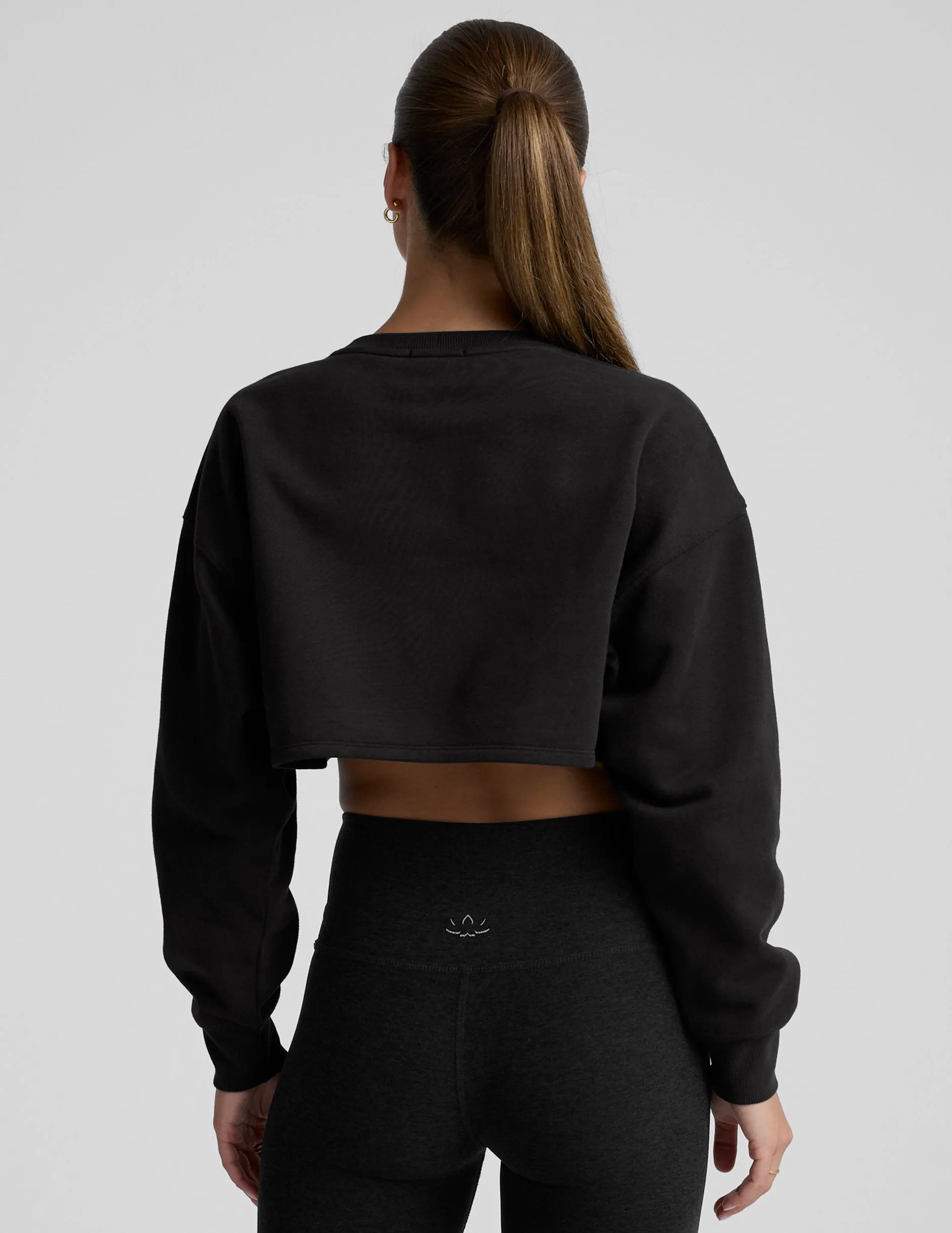 LuxeFleece Cropped Sweatshirt sold by Beyond Yoga product image thumbnail 3