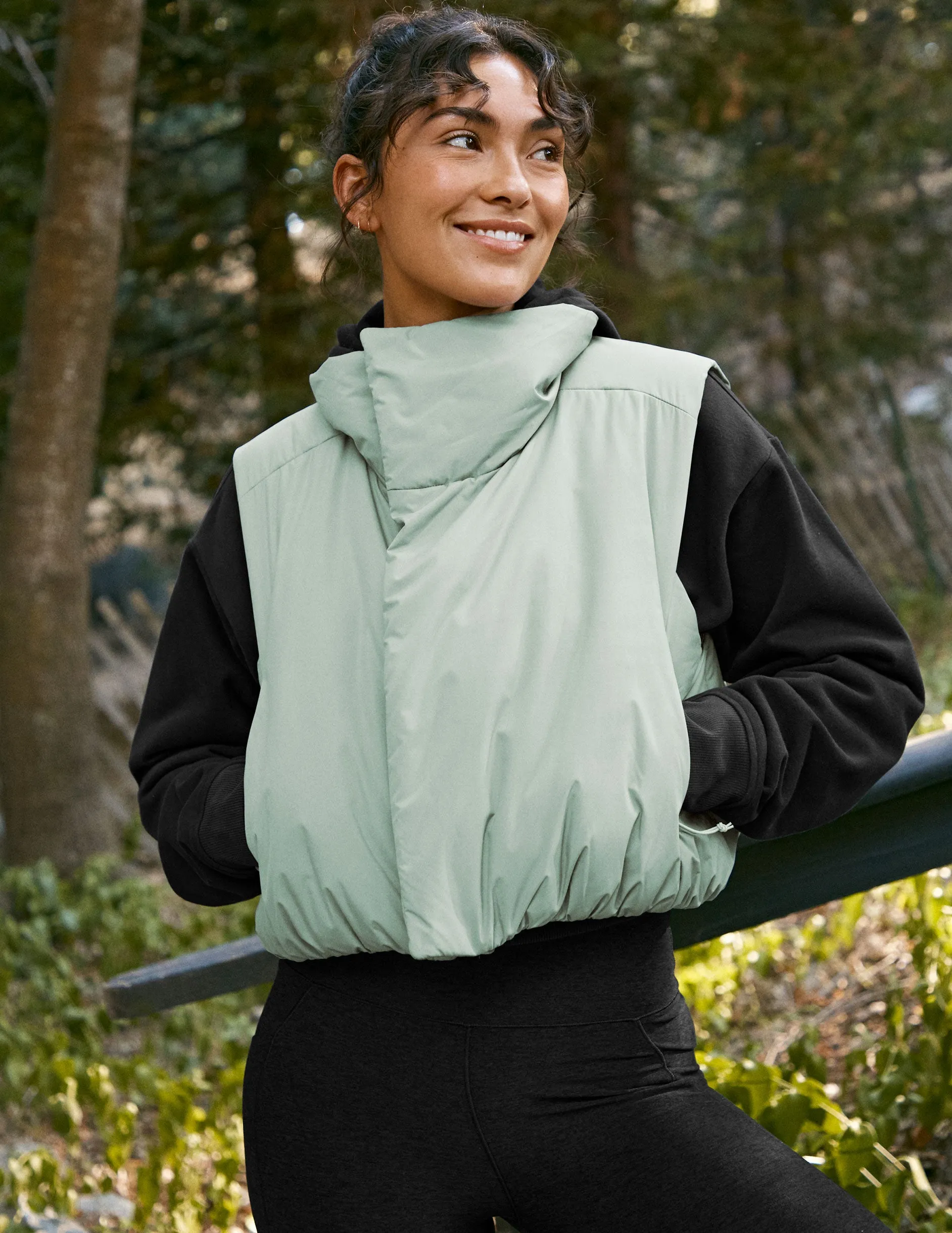 Warm Up Puffer Vest sold by Beyond Yoga