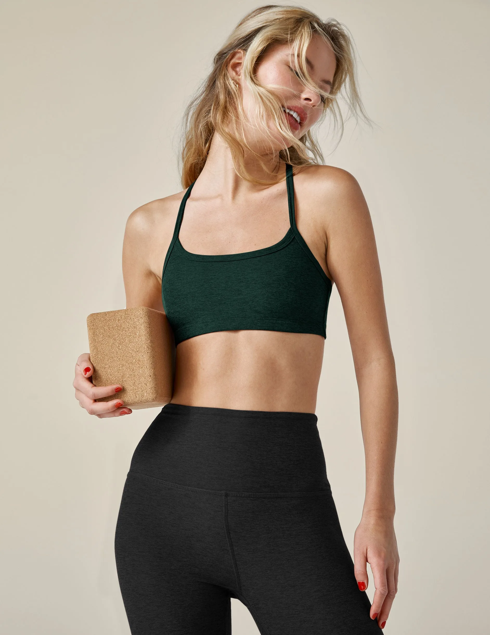 Spacedye Slim Racerback Bra sold by Beyond Yoga