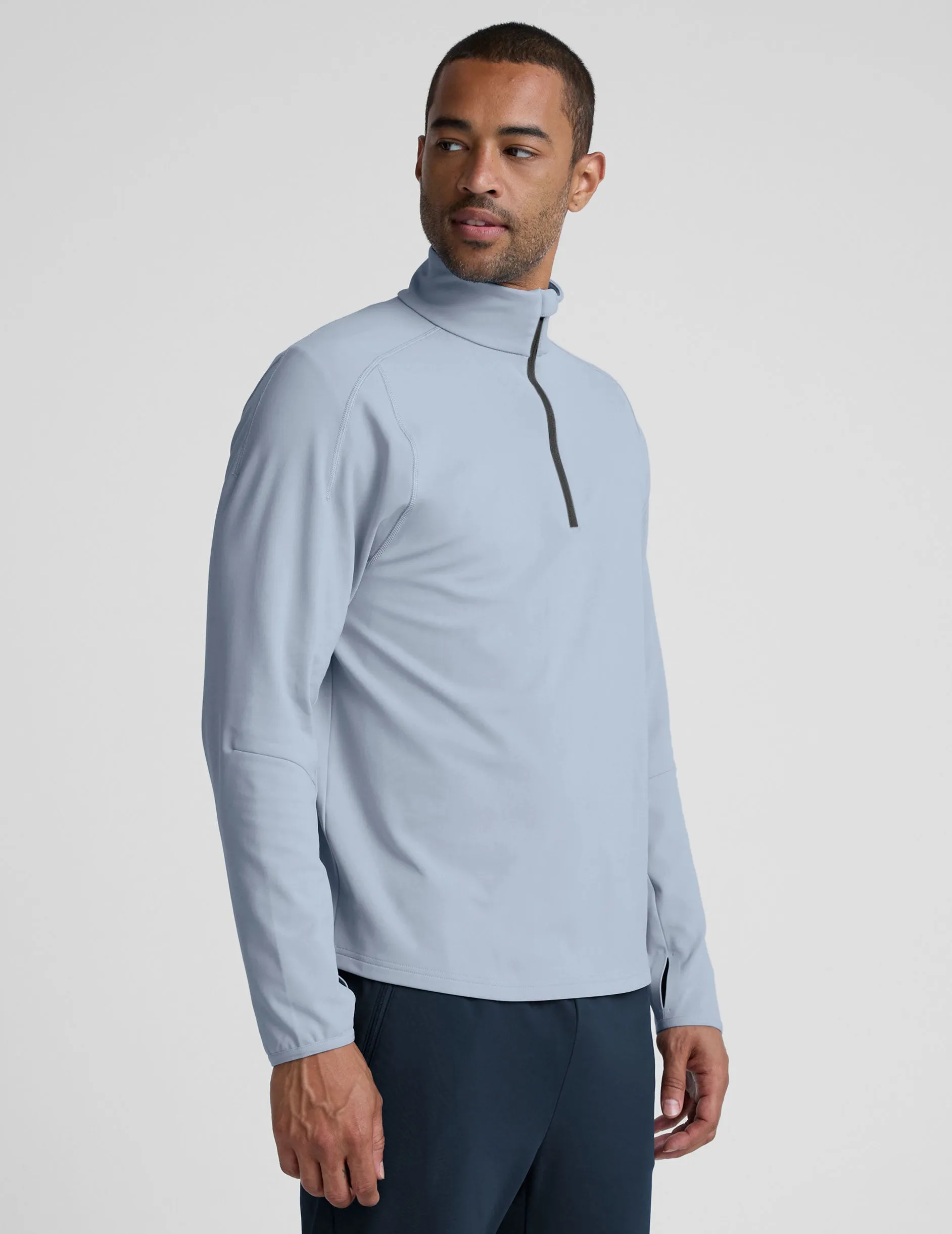 Pacer Fleece-Backed Men's Quarter Zip Pullover sold by Beyond Yoga product image thumbnail 2