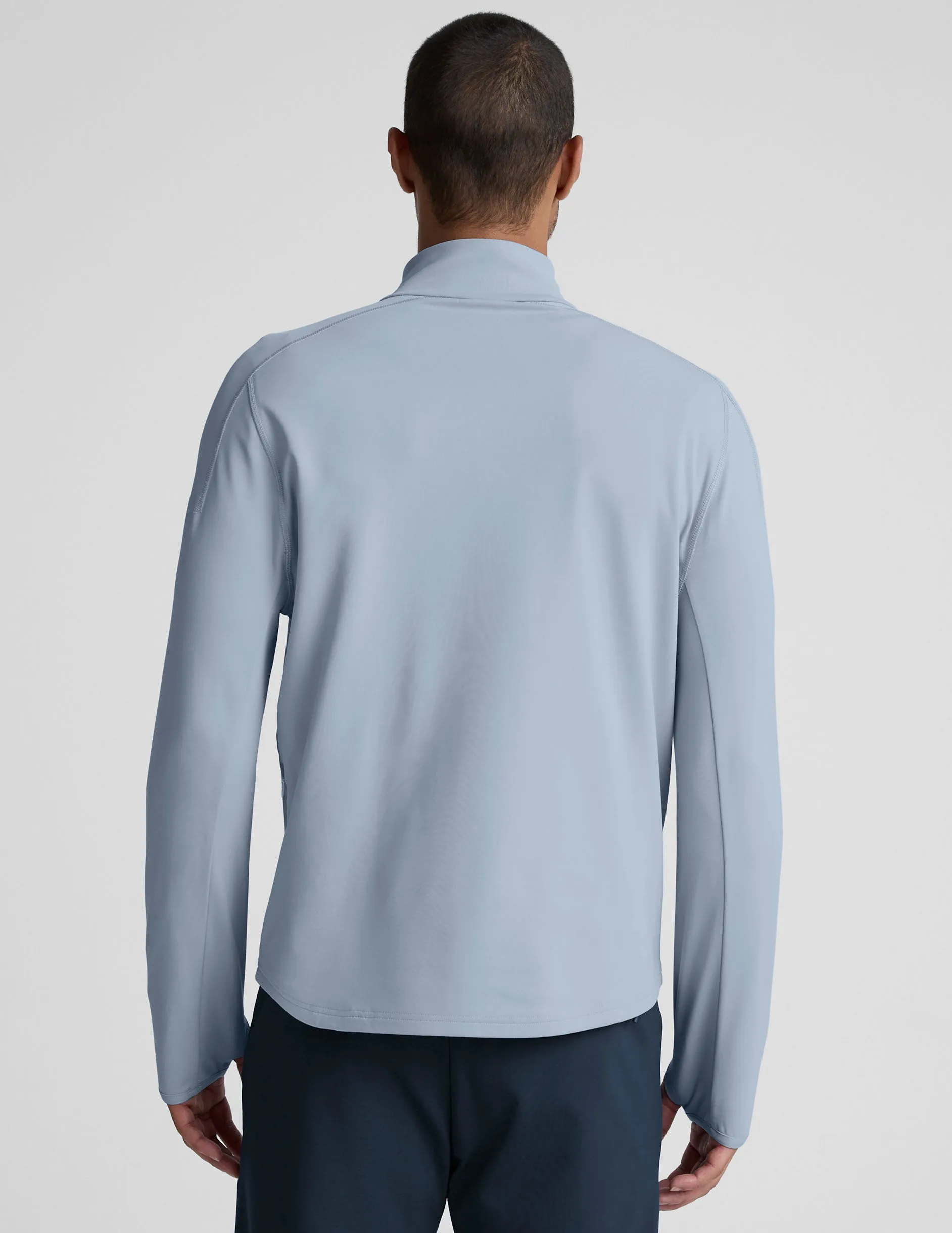 Pacer Fleece-Backed Men's Quarter Zip Pullover sold by Beyond Yoga product image thumbnail 3