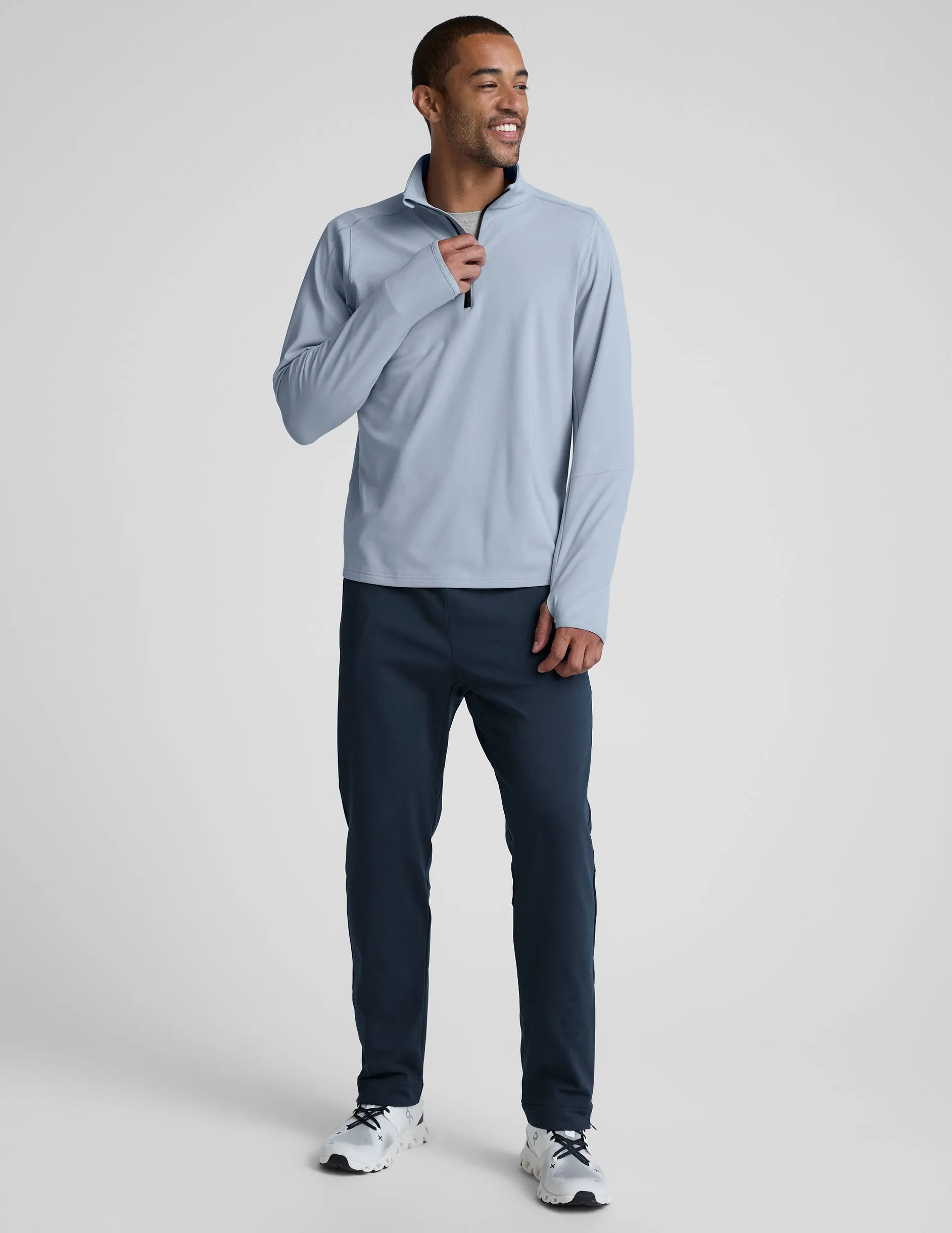 Pacer Fleece-Backed Men's Quarter Zip Pullover sold by Beyond Yoga product image thumbnail 5