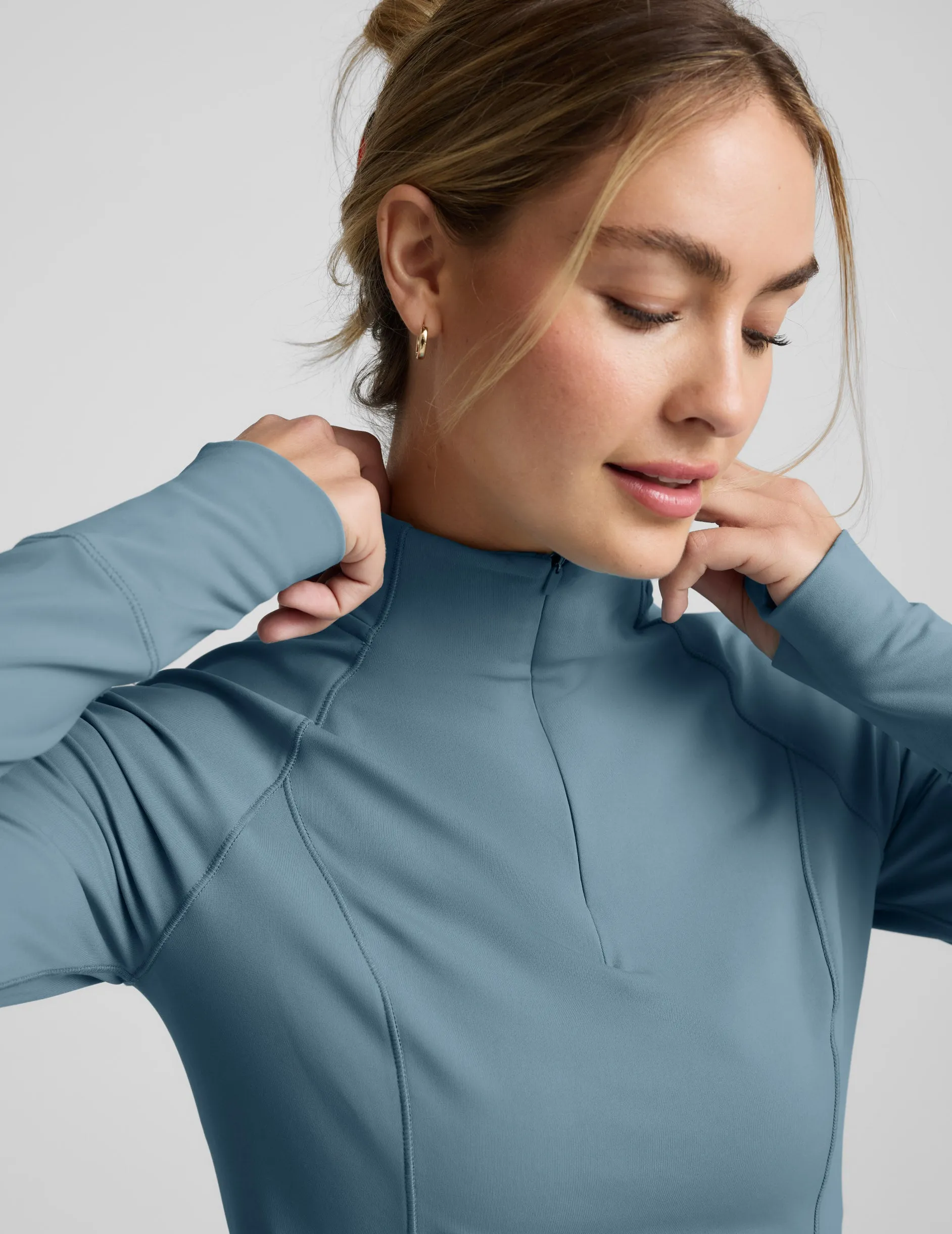 Pacer Fleece-Backed 1/4 Zip Pullover sold by Beyond Yoga product image thumbnail 4
