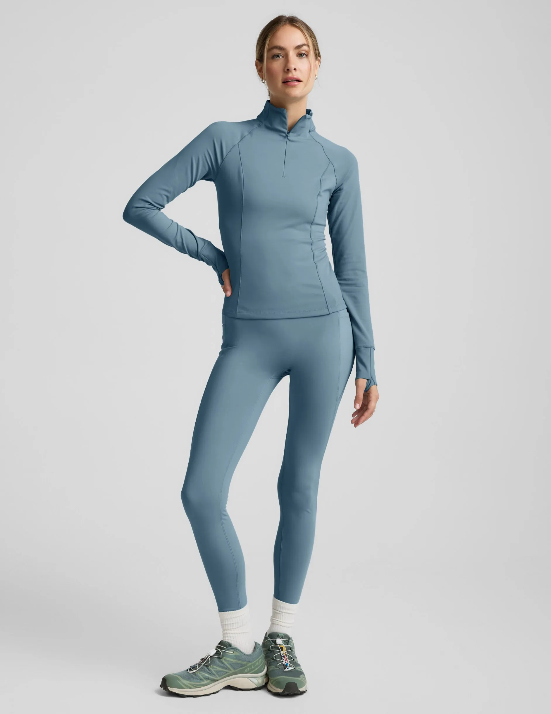 Pacer Fleece-Backed 1/4 Zip Pullover sold by Beyond Yoga product image thumbnail 3