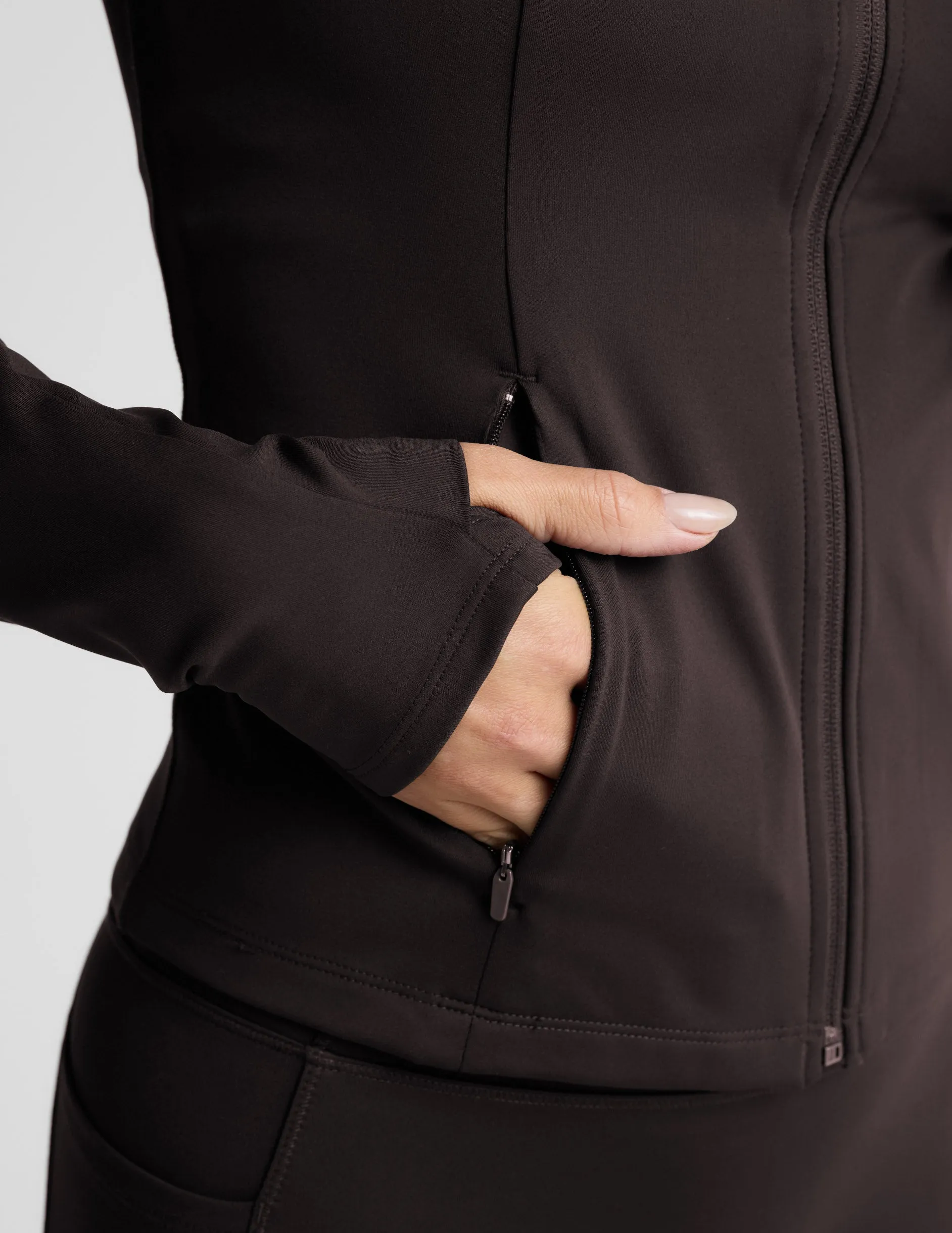 Pacer Fleece-Backed Full Zip Jacket sold by Beyond Yoga product image thumbnail 4