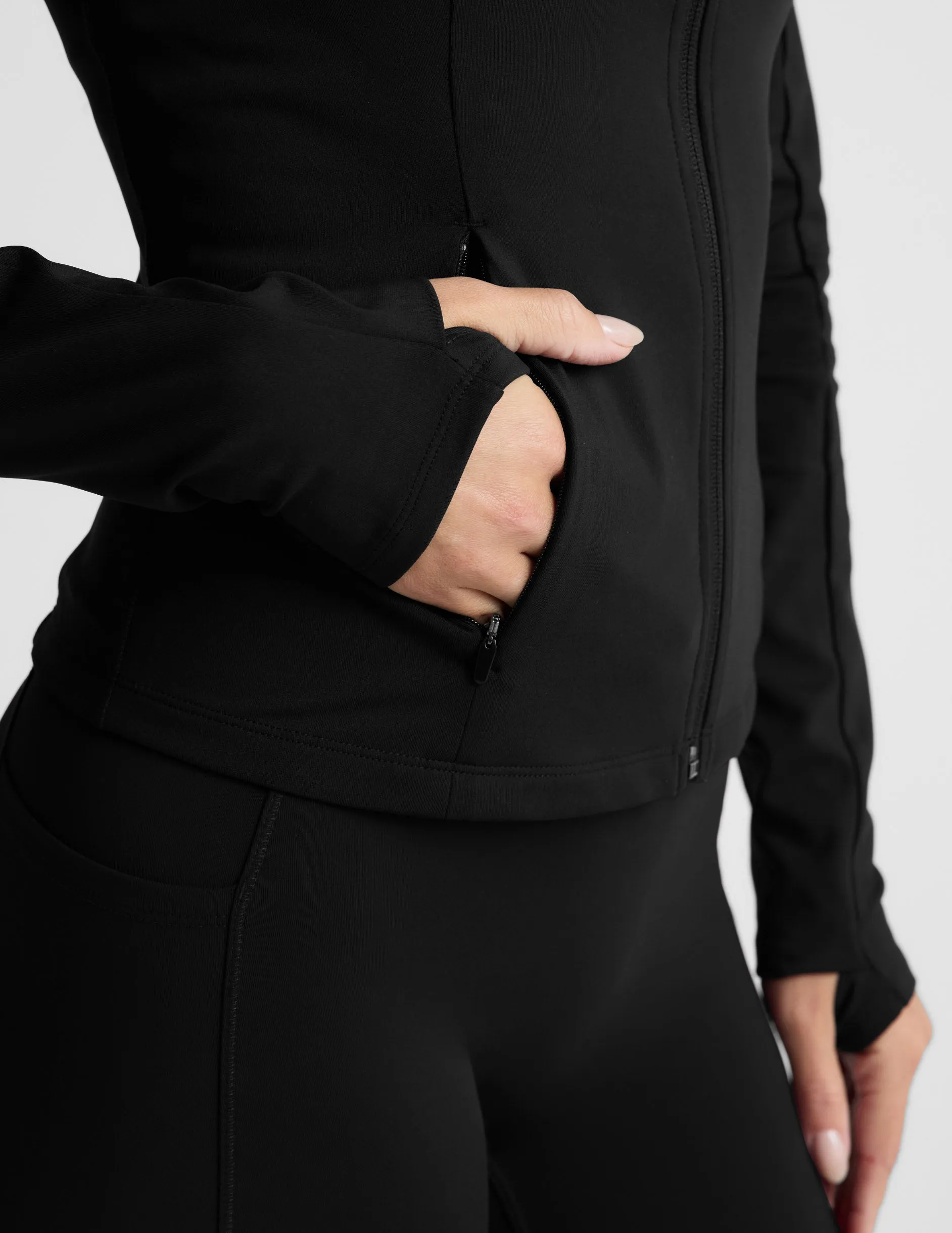 Pacer Fleece-Backed Full Zip Jacket sold by Beyond Yoga product image thumbnail 4