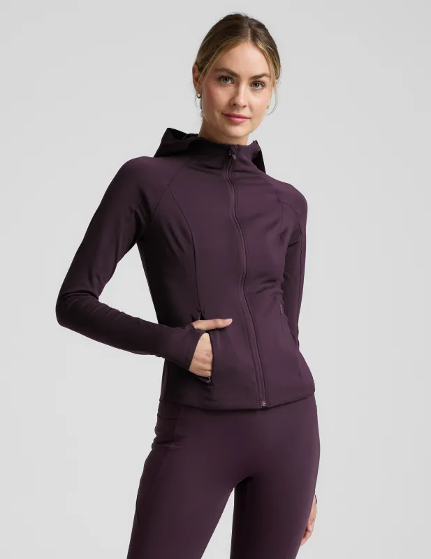 Pacer Fleece-Backed Full Zip Jacket sold by Beyond Yoga