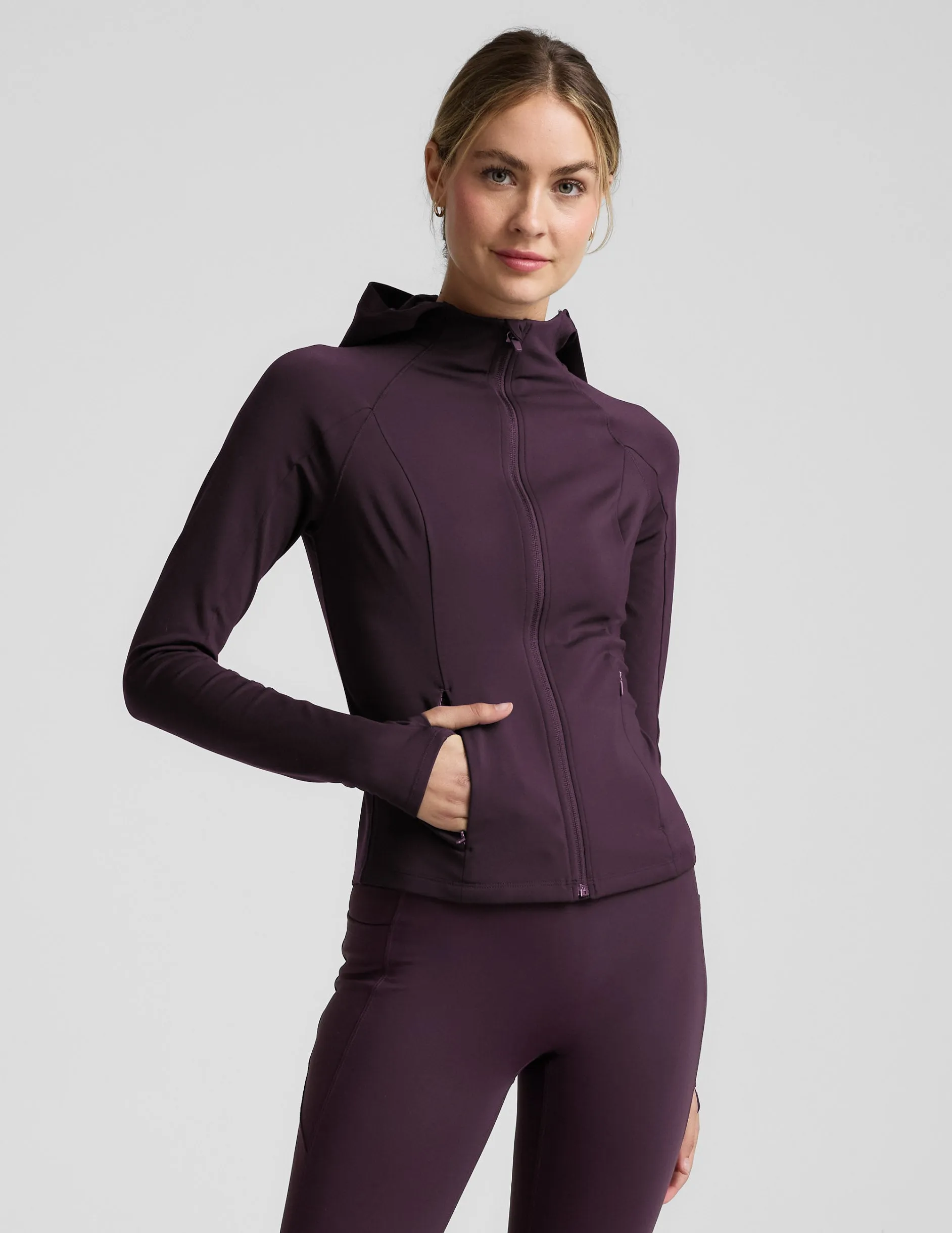 Pacer Fleece-Backed Full Zip Jacket sold by Beyond Yoga