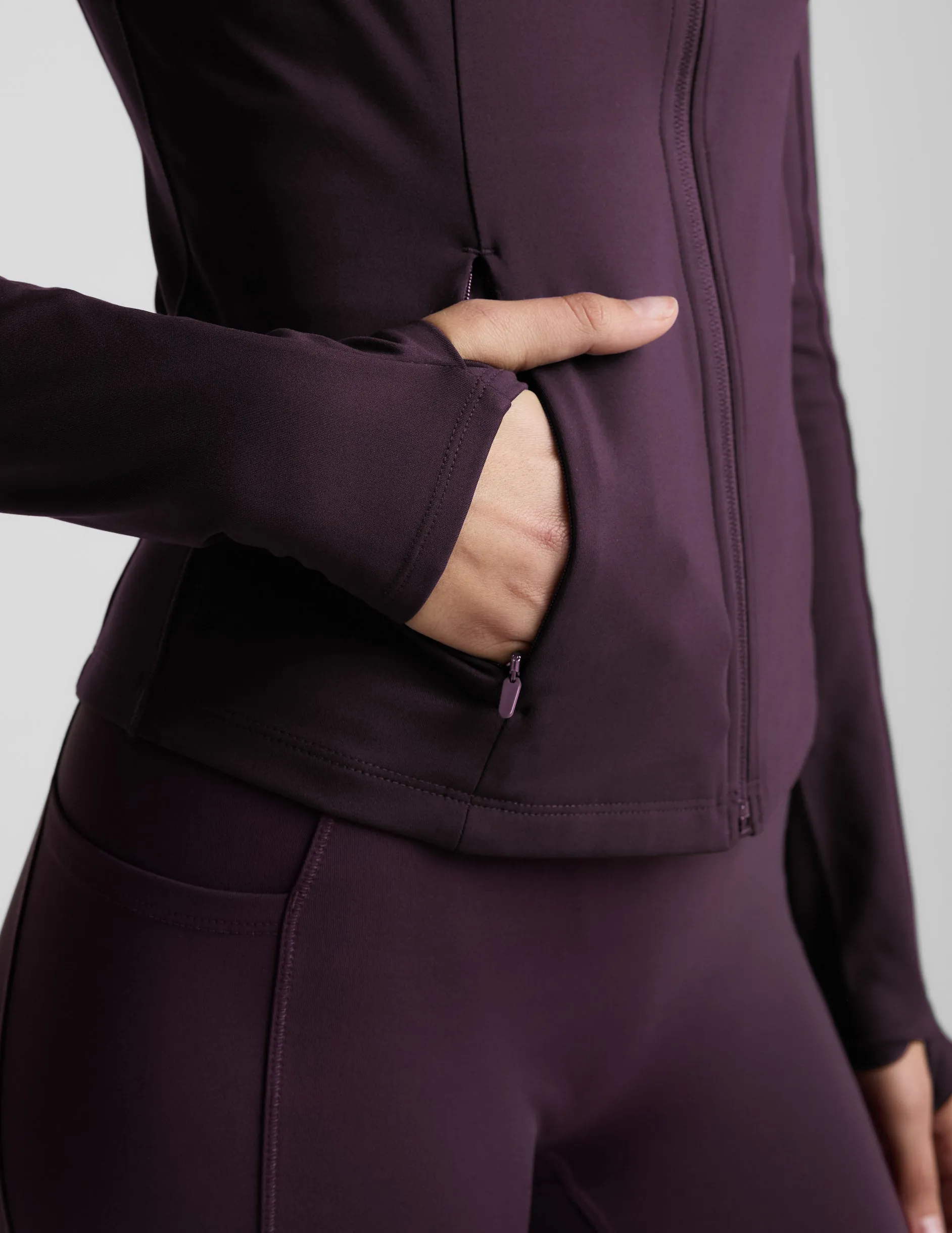 Pacer Fleece-Backed Full Zip Jacket sold by Beyond Yoga product image thumbnail 3